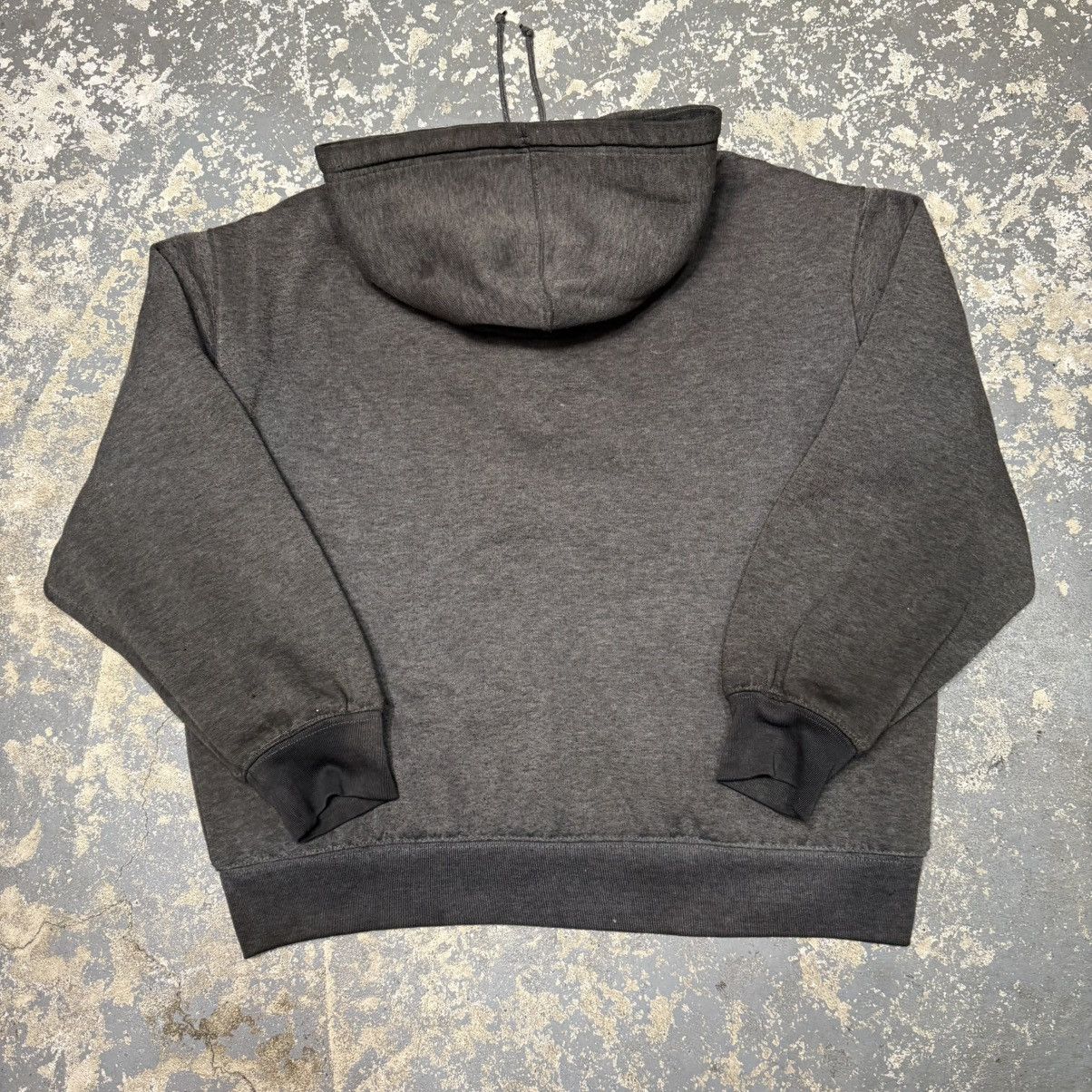 Vintage Vintage Athletech Black/Grey Waffle Thermal Zip Hoodie Sweat Size US XL / EU 56 / 4 - 6 Thumbnail