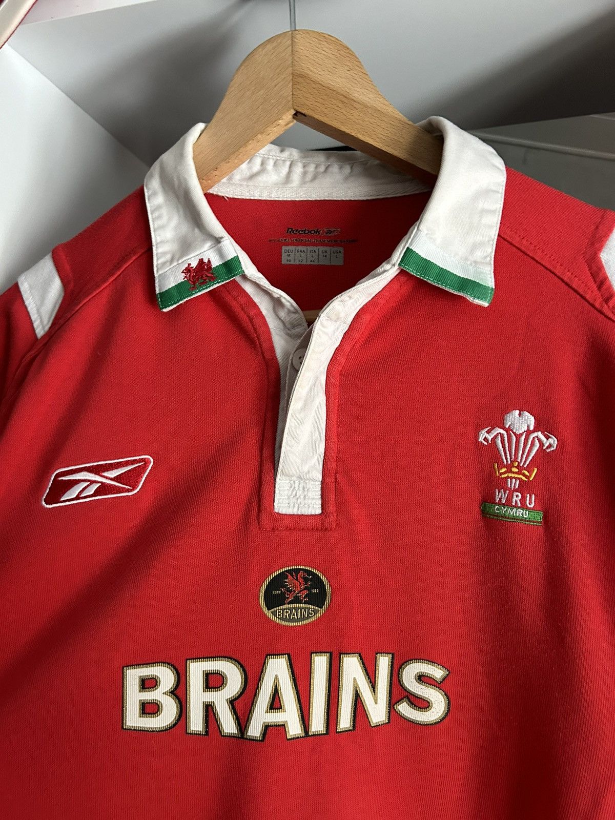 Reebok × Vintage VINTAGE REEBOK WALES RUGBY UNION 2004/2006 RUGBY Size US M / EU 48-50 / 2 - 3 Thumbnail