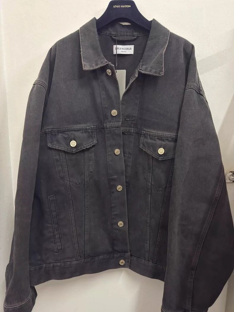 Balenciaga Balenciaga Luminous Denim Jacket - dmc Size US XS / EU 42 / 0 - 1 Thumbnail