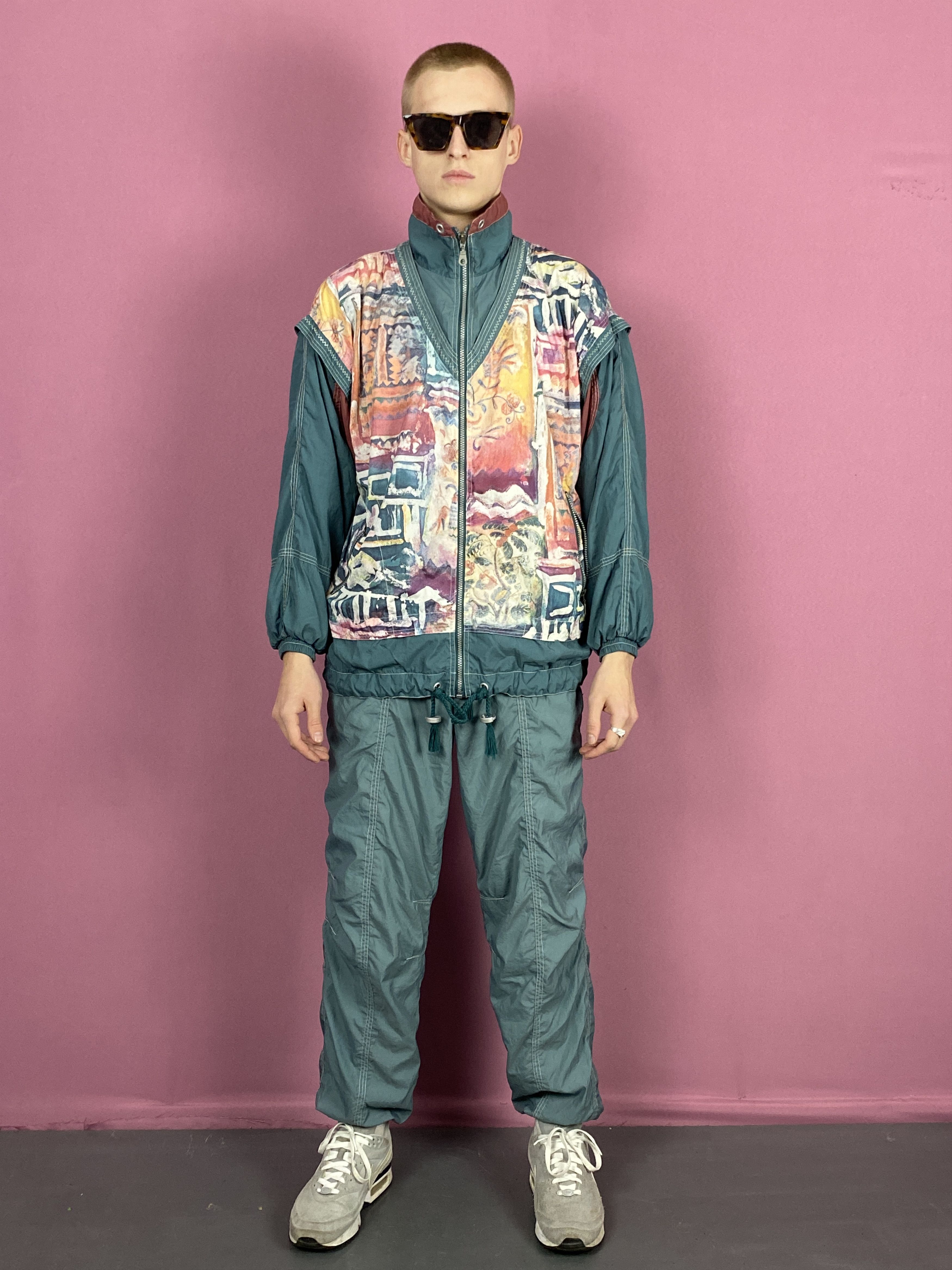 Vintage Sunset Vintage Men's Tracksuit Set - XS Size US M / EU 48-50 / 2 - 1 Thumbnail
