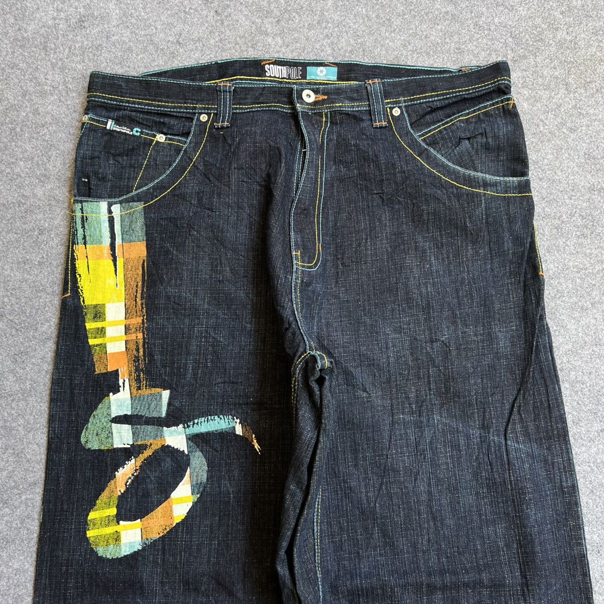 Southpole × Vintage Vintage South Pole Blue Tab Baggy Jeans Size US 42 / EU 58 - 5 Thumbnail