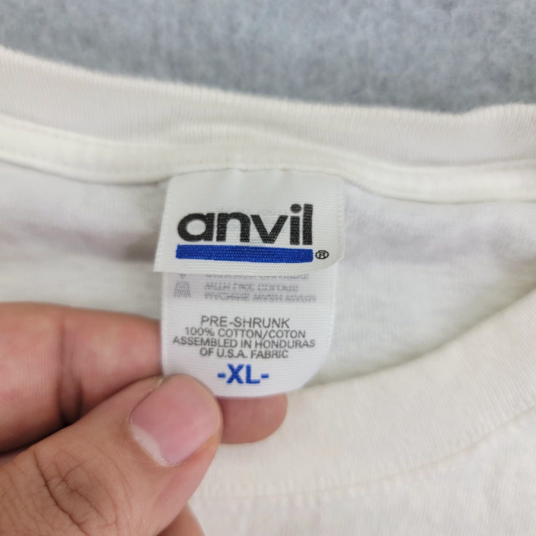 Anvil Sierra Mist Shirt Mens XL White Anvil Graphic T-Shirt Promo Tee Soda Advertising Logo Short Sleeve Crew Neck Size US XL / EU 56 / 4 - 4 Thumbnail