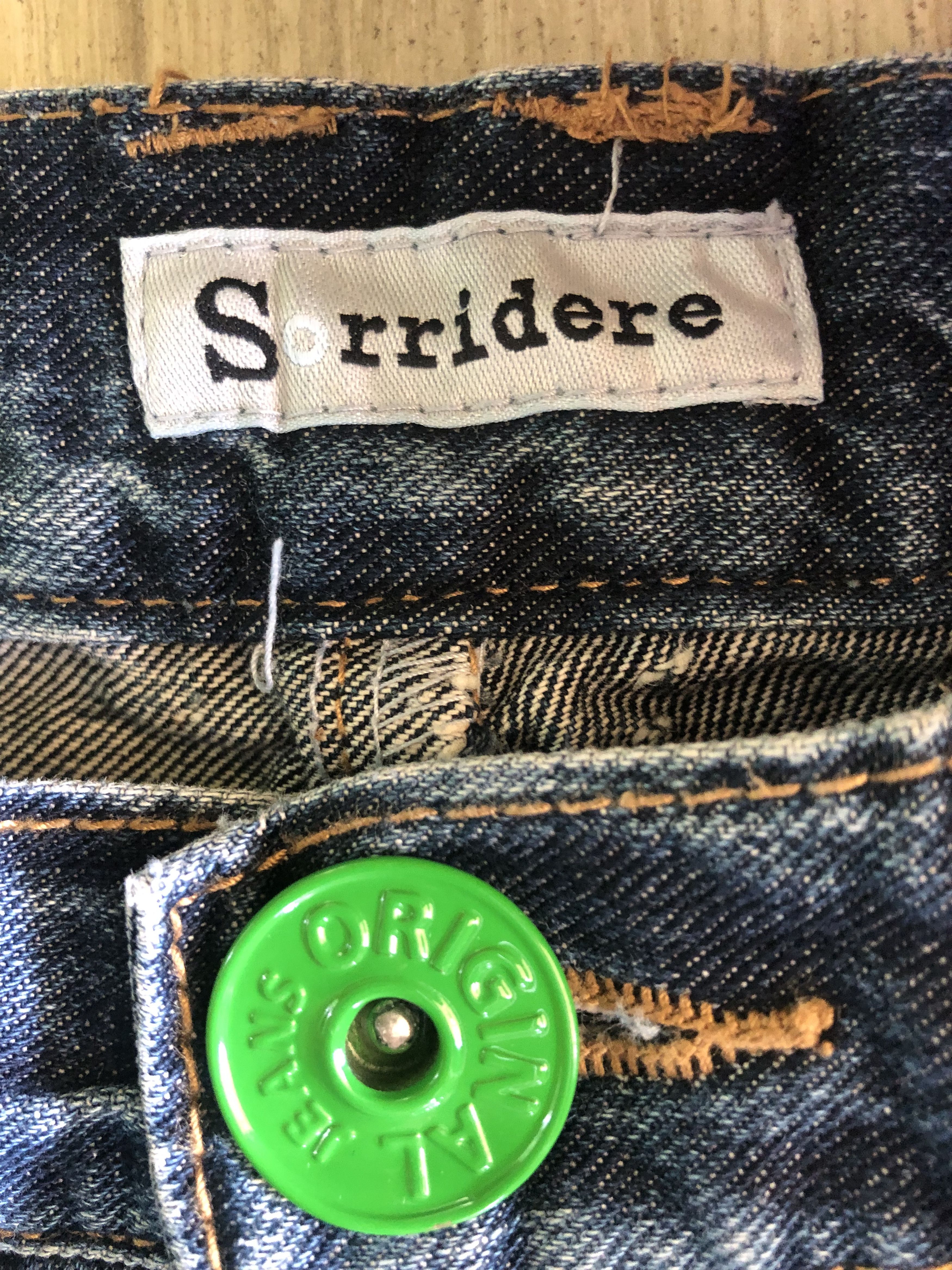If Six Was Nine vintage sorridere japanese double waist straight cut jeans Size US 31 - 8 Thumbnail