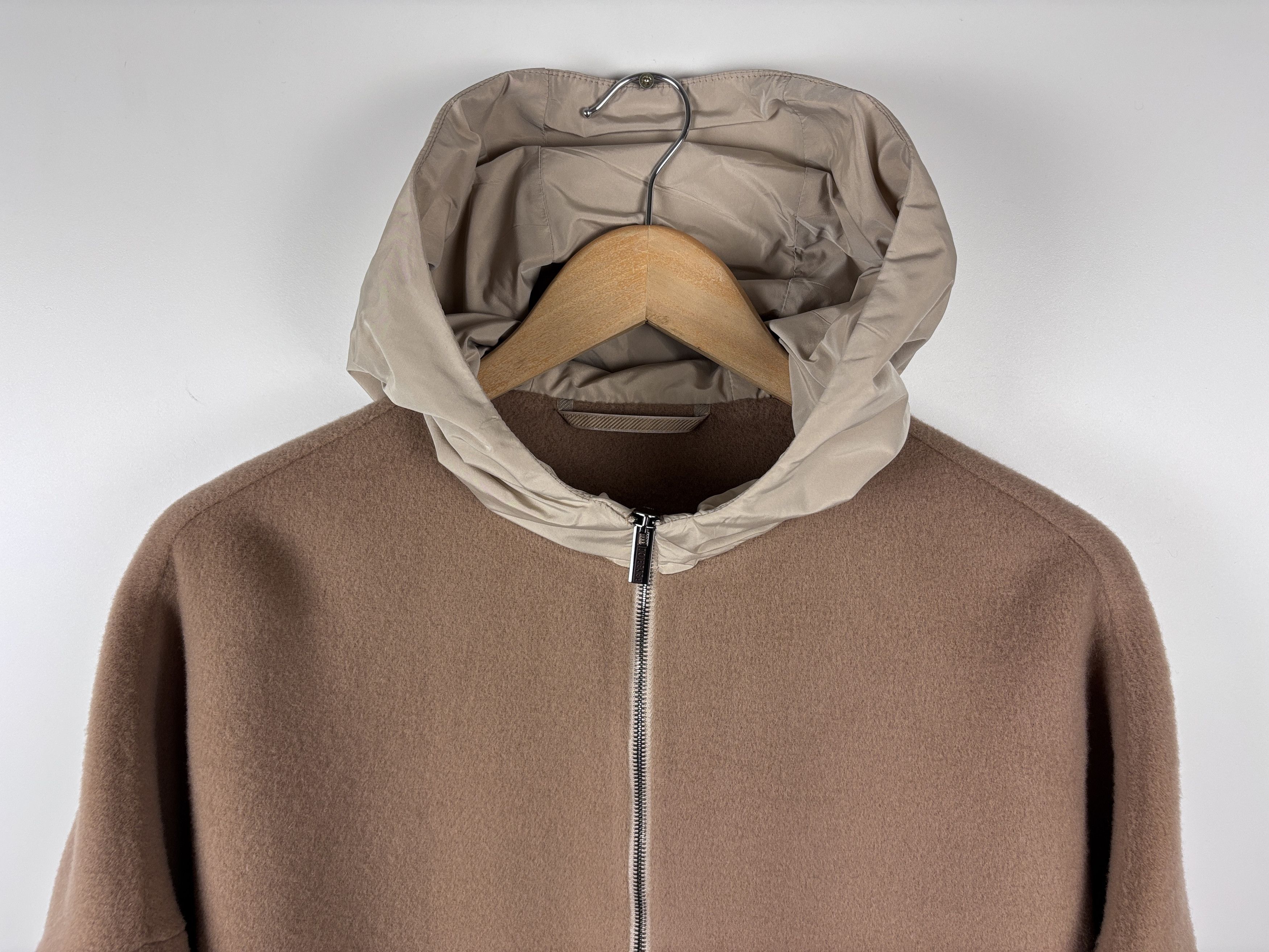 Peserico Womens Peserico Wool Cashmere Jacket Coat Brown Size 40 Size S / US 4 / IT 40 - 3 Thumbnail