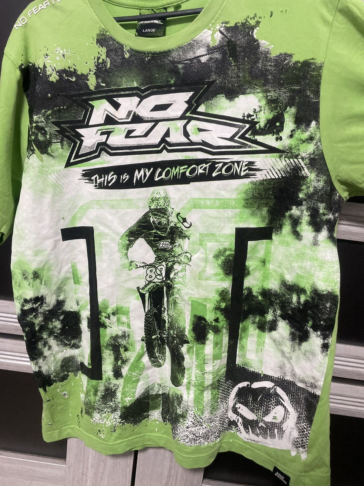 No Fear Vintage No Fear Motocross Comfort Zone Tee AOP T Shirt Size US L / EU 52-54 / 3 - 4 Thumbnail