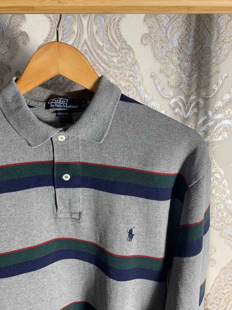 Polo Ralph Lauren Vintage Polo Ralph Lauren Retro Designer Rugby Y2K 90s Size US L / EU 52-54 / 3 - 2 Thumbnail