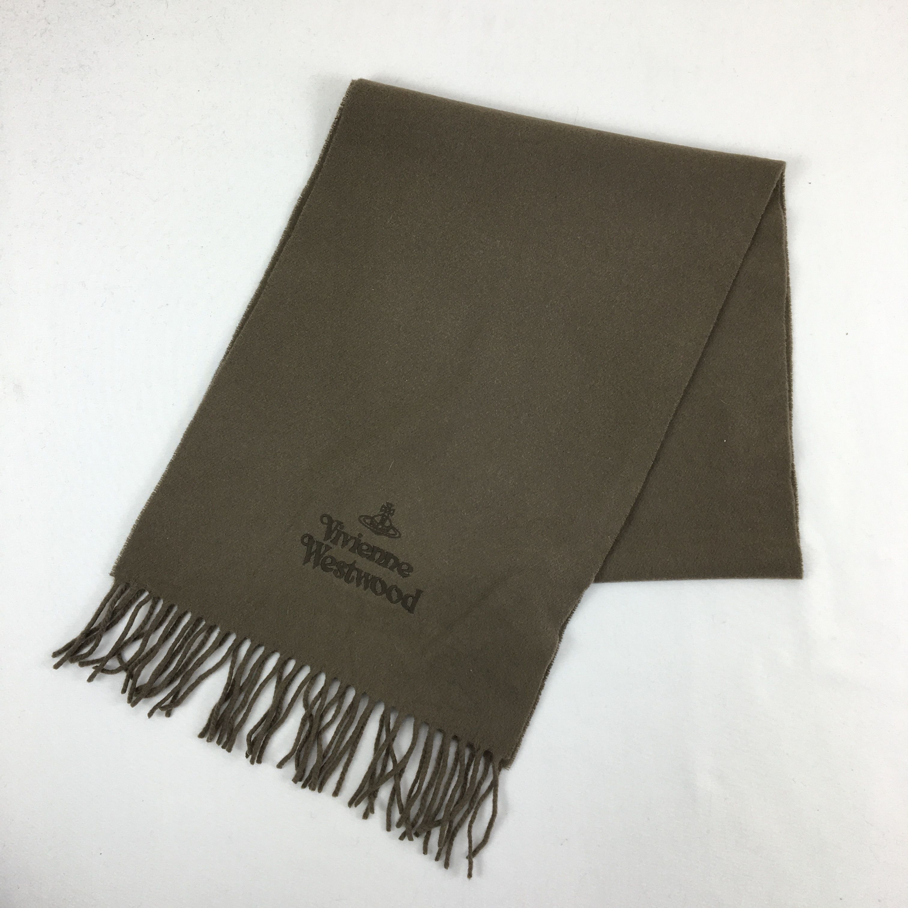 Vintage × Vivienne Westwood Vivienne Westwood Scarf Muffler Wool Cashmere Scarves Size ONE SIZE - 3 Thumbnail