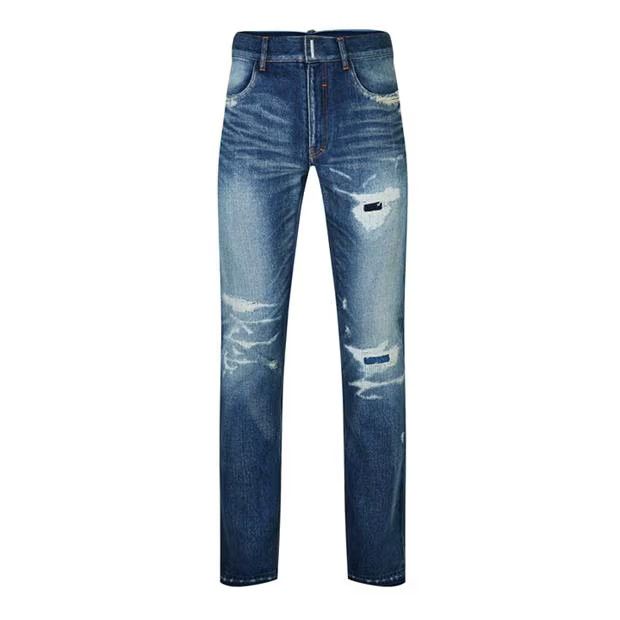 image of Givenchy O1G2R1Mq0424 Denim Pants In Light Blue, Men's (Size 30)