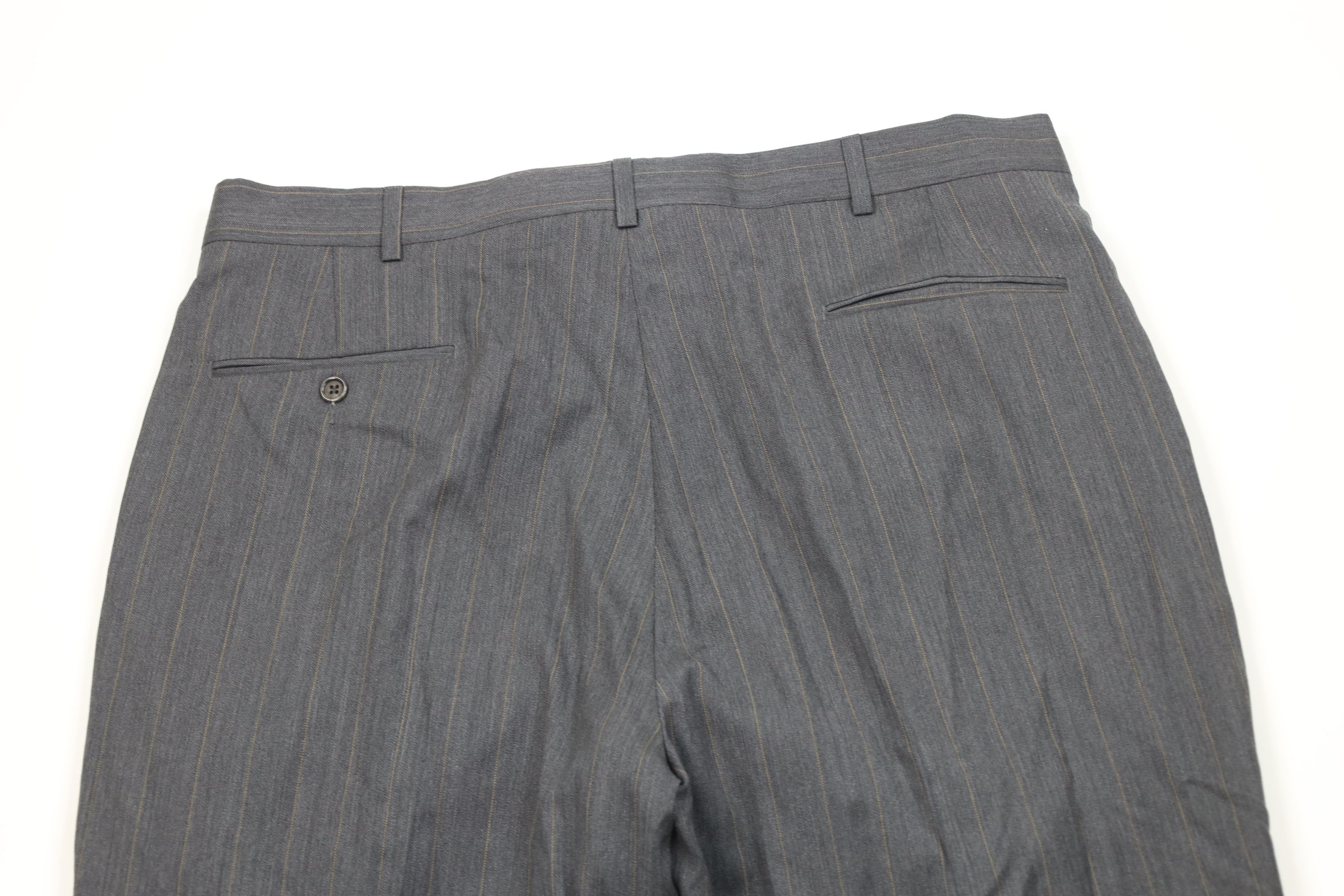 Vintage Vintage 90s Streetwear Wool Striped Wide Leg Chino Pants Size US 38 / EU 54 - 9 Thumbnail