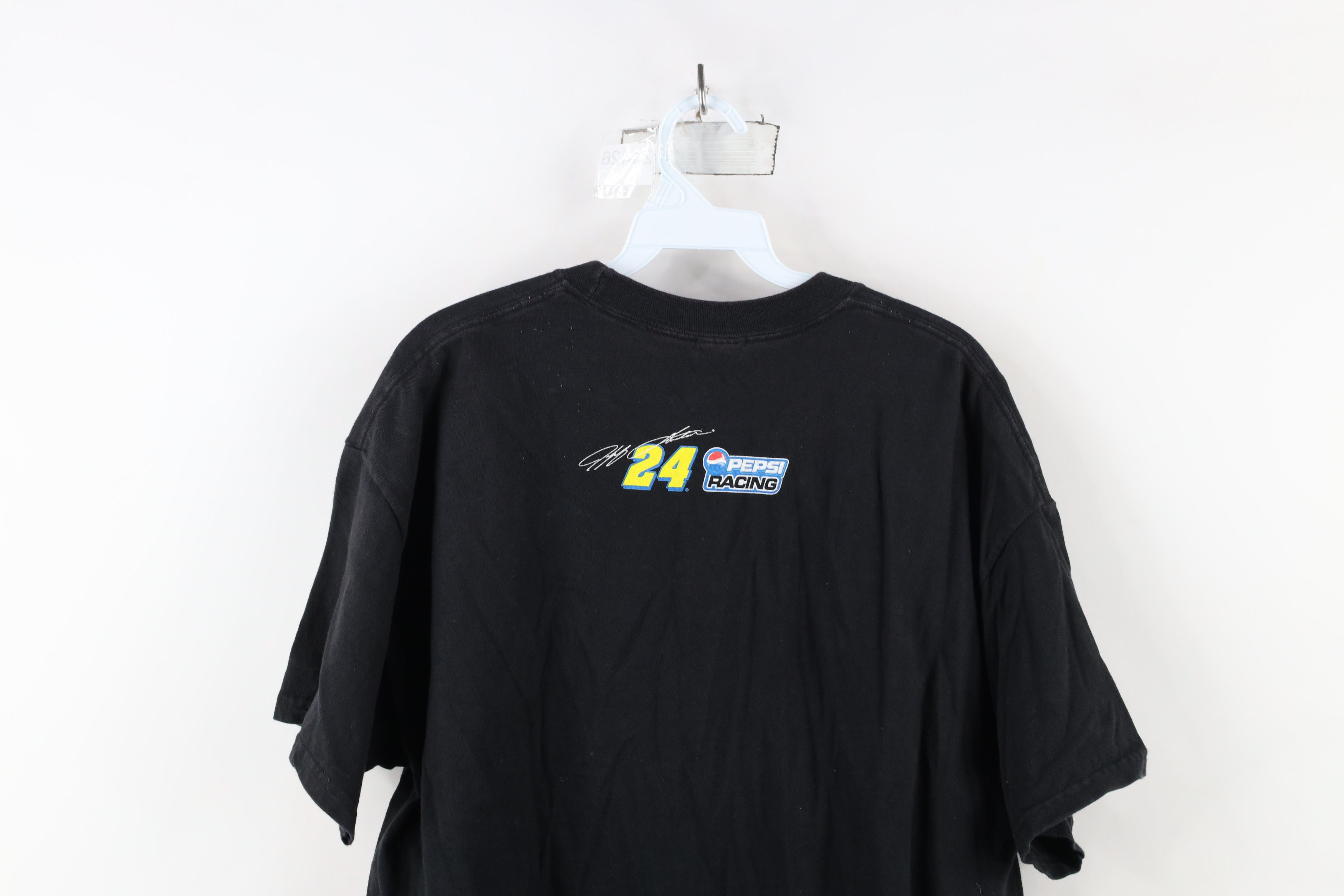 Vintage Vintage NASCAR Pepsi Jeff Gordon Racing T-Shirt Black Size US XL / EU 56 / 4 - 10 Thumbnail