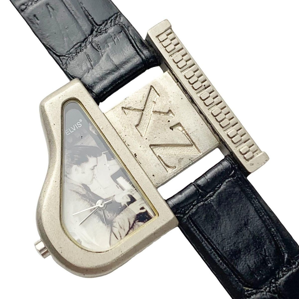 Vintage 1996 ELVIS PRESLEY WATCH BY ALFRED WERTHEIMER CINERGY NYC Size ONE SIZE - 6 Thumbnail