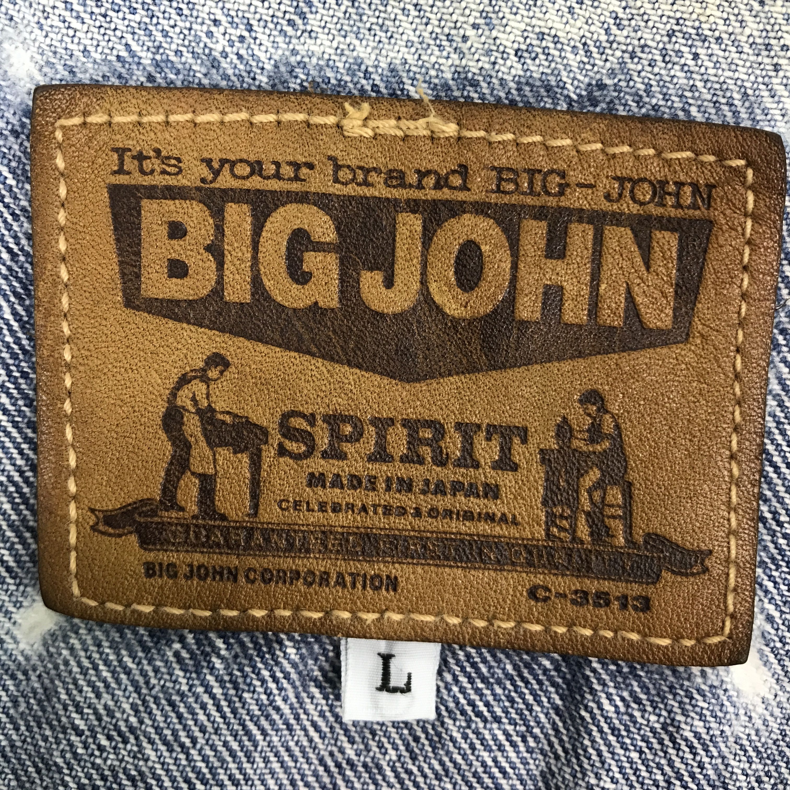 Big John × Vintage BIG JOHN DENIM BUTTON ART SKULL JACKET Size US L / EU 52-54 / 3 - 12 Thumbnail