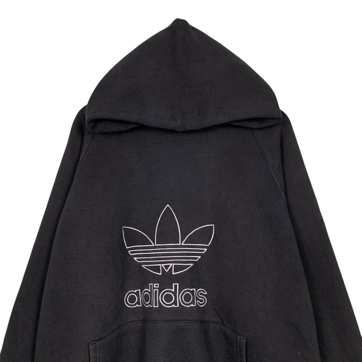 Adidas Vintage 90’s ADIDAS Big Logo Pullover Hoodies #3587-C164 Size US L / EU 52-54 / 3 - 2 Thumbnail