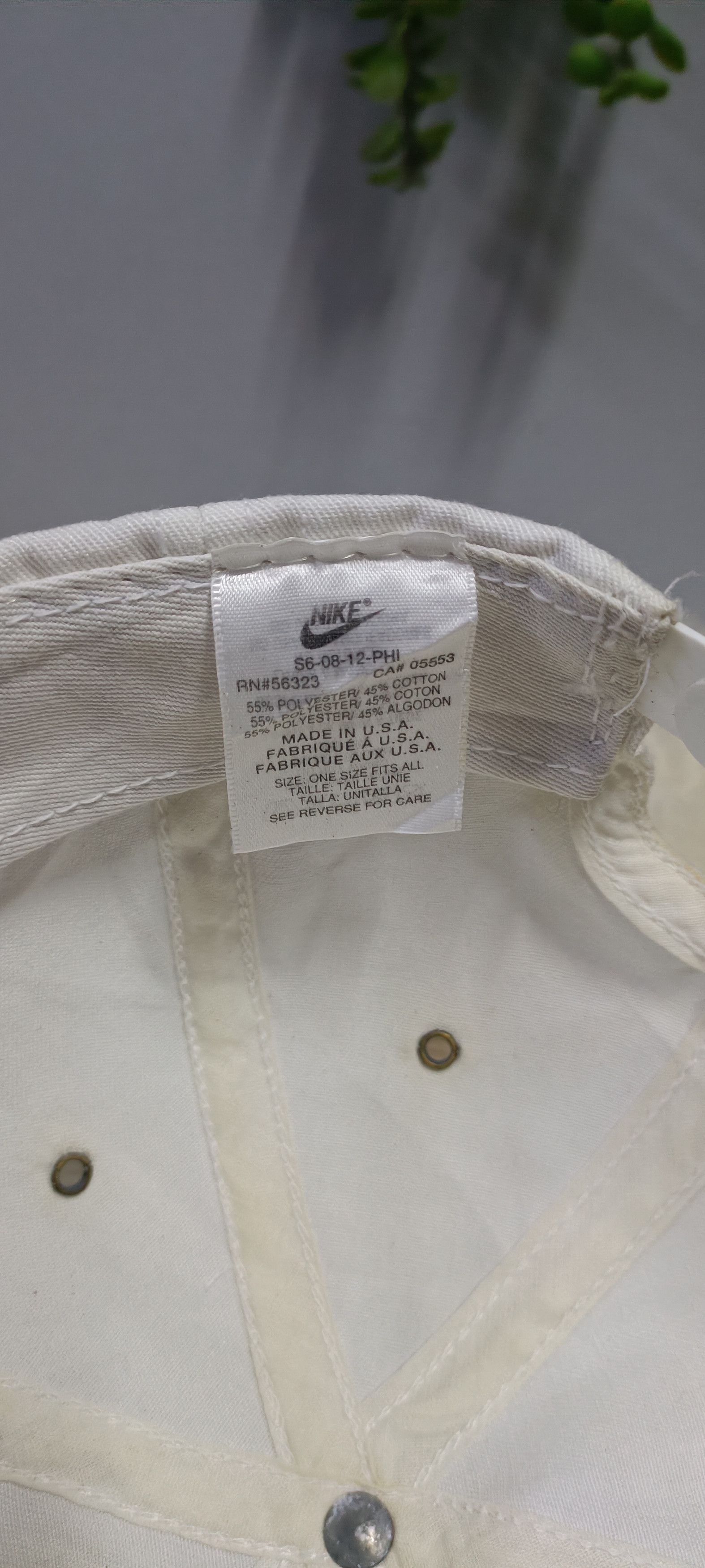 Nike × Vintage 90s Nike Vintage Cap USA Flag Size ONE SIZE - 6 Thumbnail