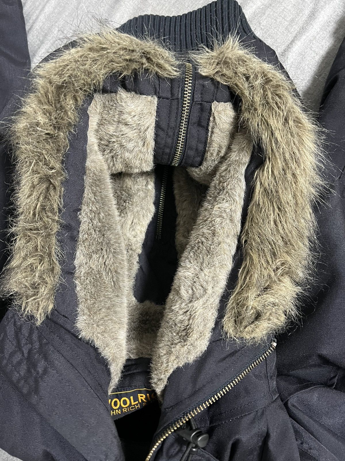 Woolrich Woolen Mills Woolrich jacket dark blue m fur Size US M / EU 48-50 / 2 - 7 Thumbnail
