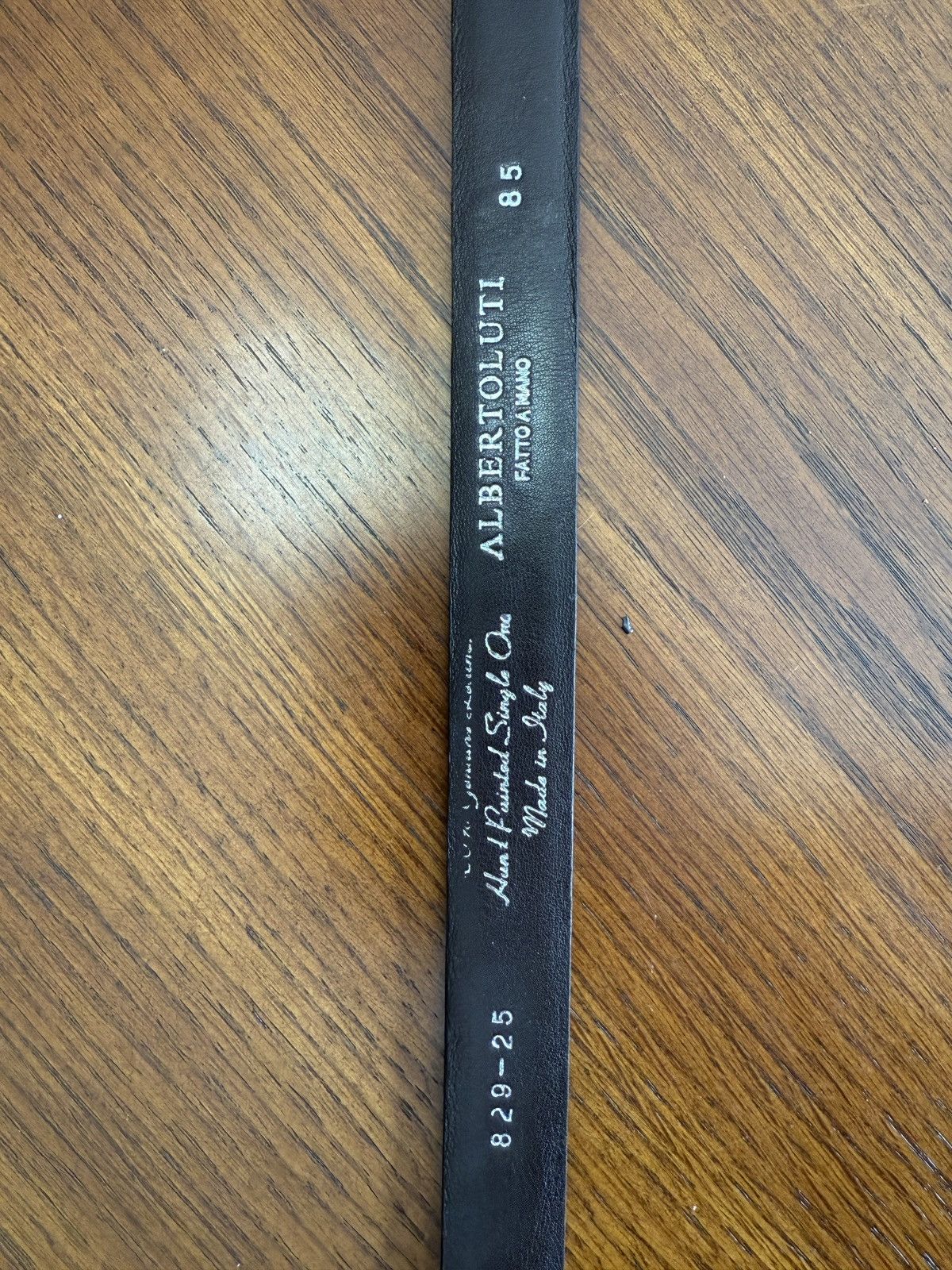 Simons Leather Belt Size 32 - 3 Thumbnail