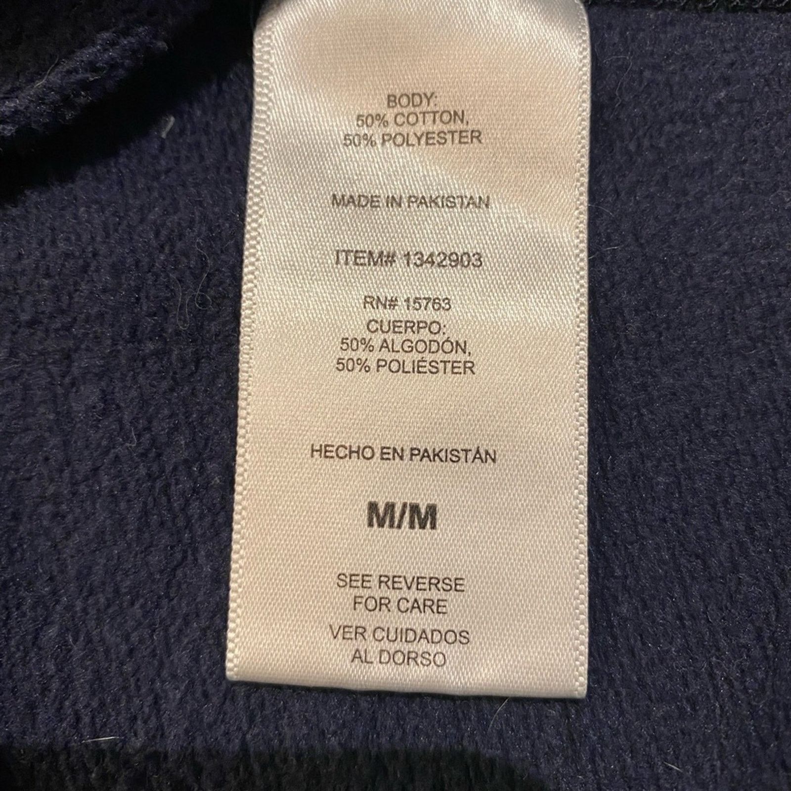 Champion Champion Navy Blue Size Medium Sweatshirt with Patch Logo Size US M / EU 48-50 / 2 - 7 Thumbnail