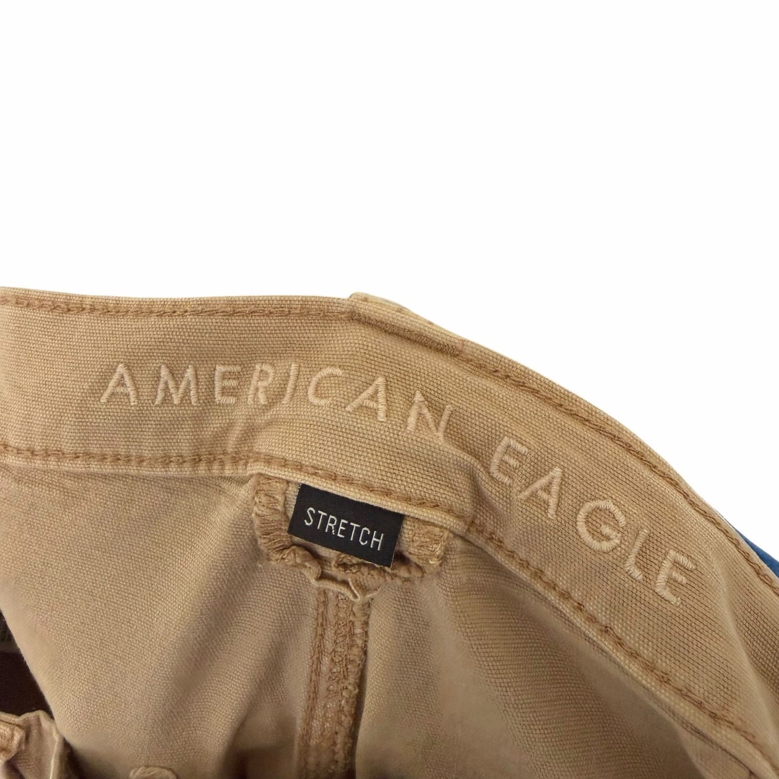 American Eagle Outfitters American Eagle Tan Cargo Pants Sz 2 Size 26" / US 2 / IT 38 - 2 Thumbnail