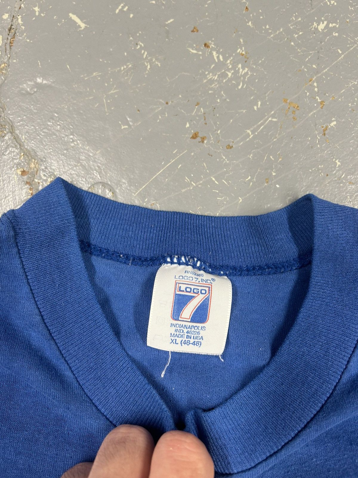 NFL × Vintage Crazy Vintage 90s Essential Blue Seattle Seahawk NFL T-Shirt Size US L / EU 52-54 / 3 - 3 Thumbnail