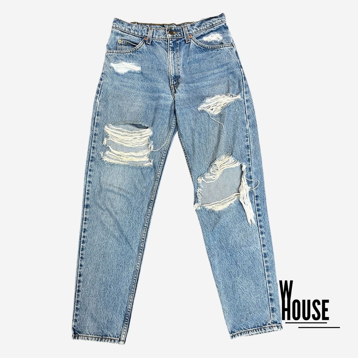 Levi's Vintage Clothing Levi Strauss & Co Orange Tab 550’s in Blue Wash Size US 31 - 1 Thumbnail
