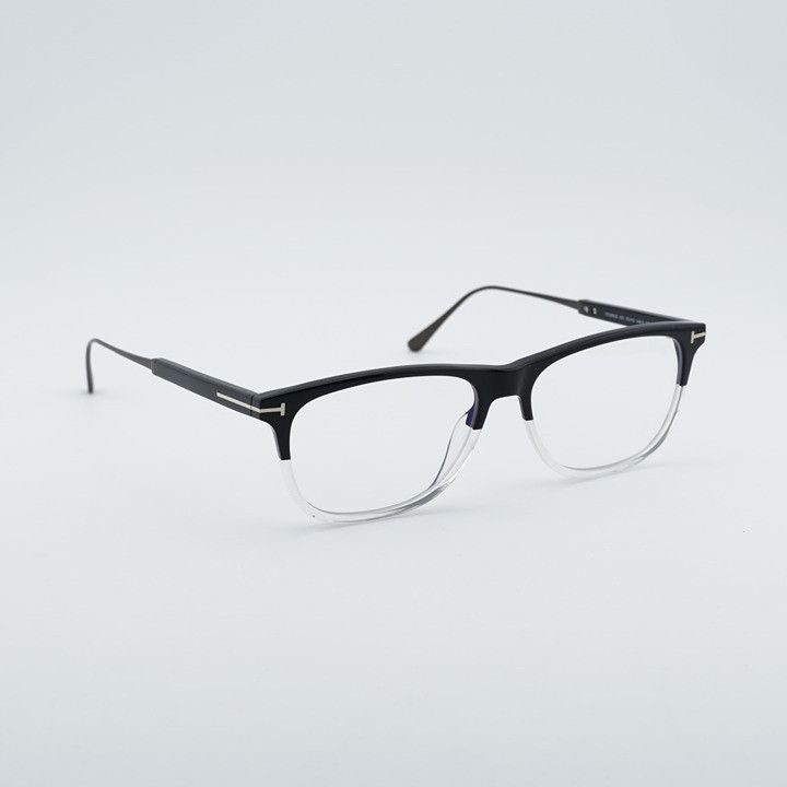 Tom Ford Tom Ford FT5589-B 003 Eyeglasses Black/Crystal 55mm Size ONE SIZE - 4 Thumbnail