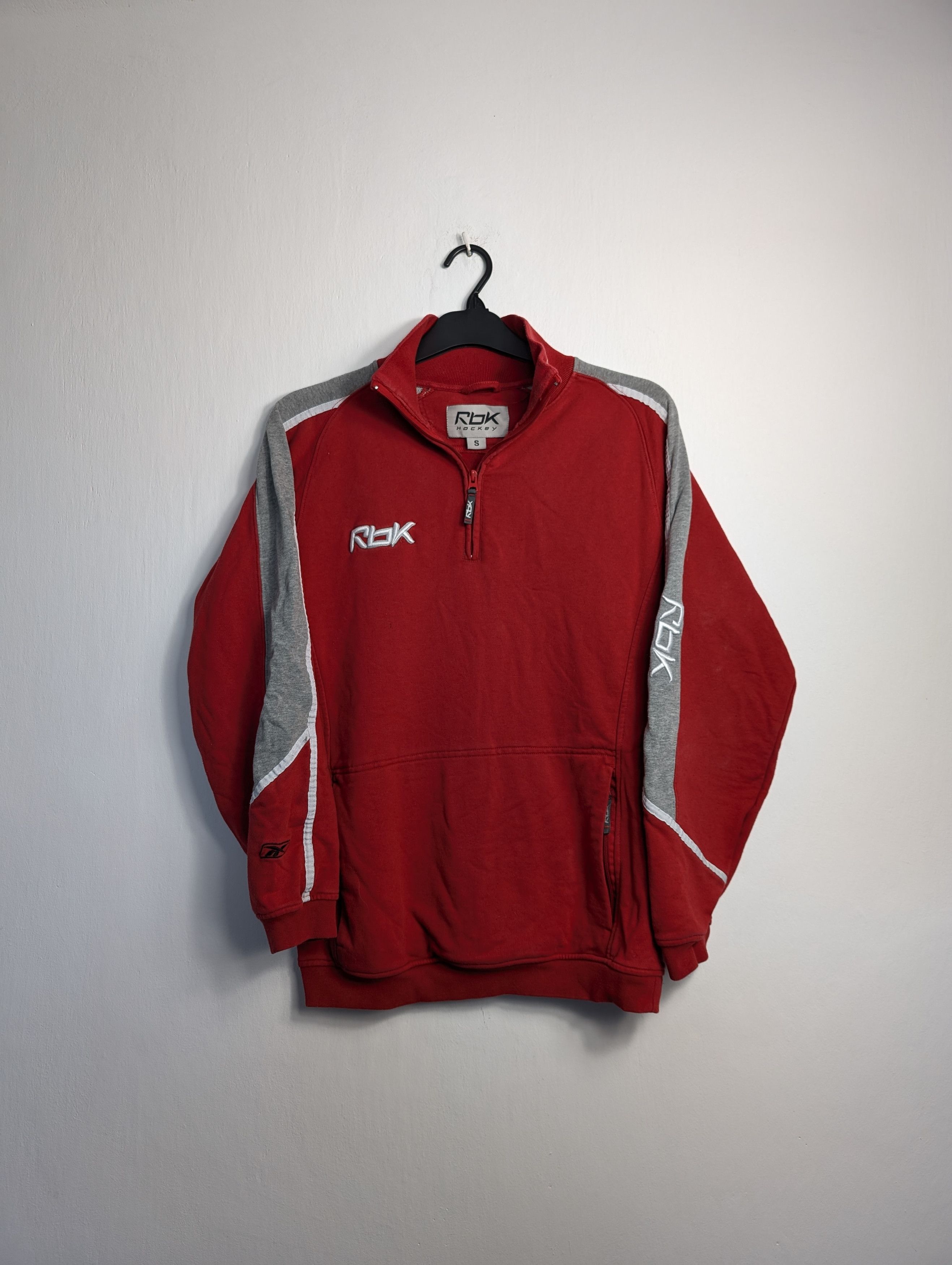 Reebok × Vintage Vintage 00s Reebok Hockey Sweatshirt Y2K Sportswear Size US S / EU 44-46 / 1 - 1 Thumbnail