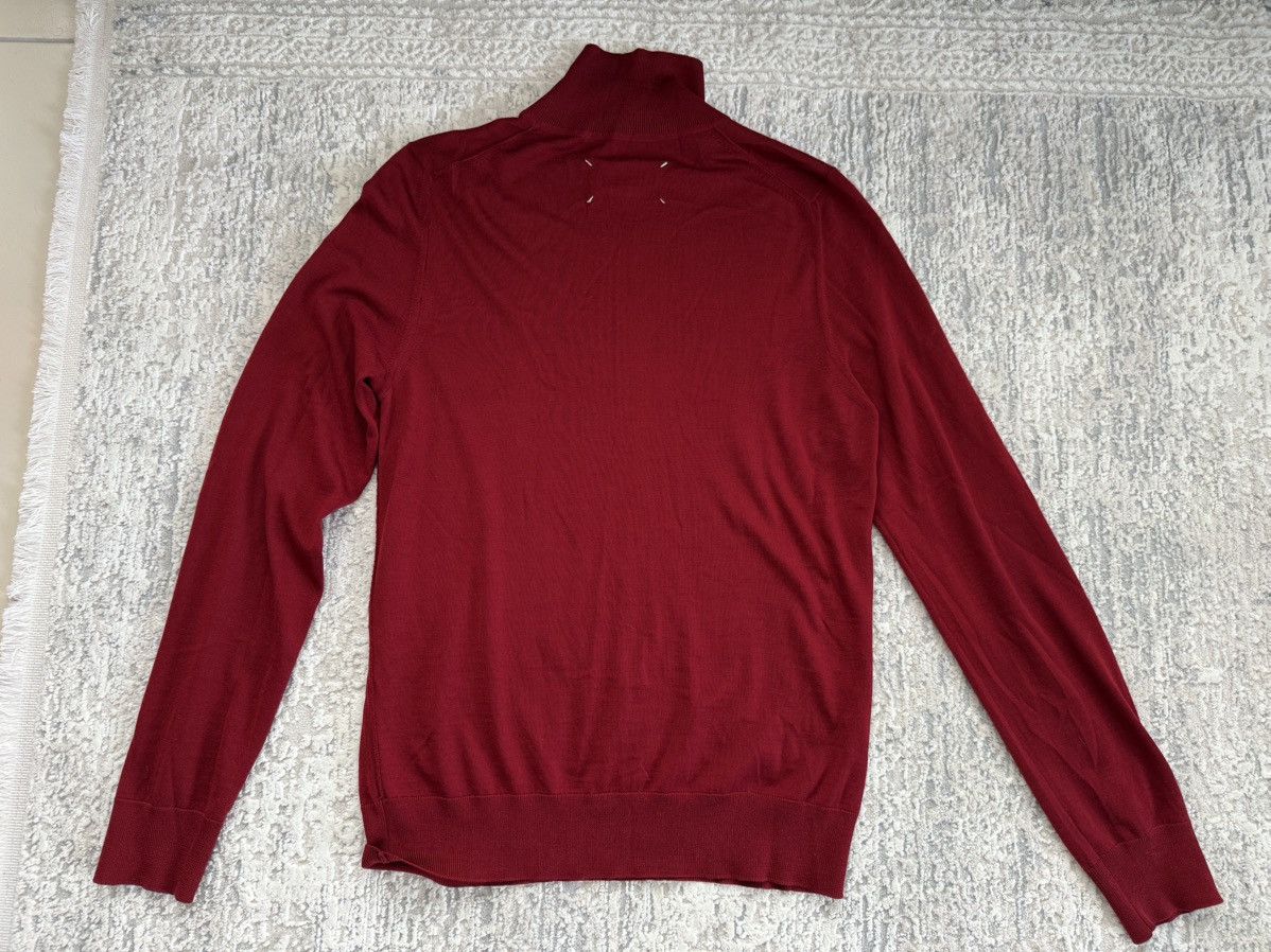 Maison Margiela Burgundy turtleneck Size US M / EU 48-50 / 2 - 2 Thumbnail