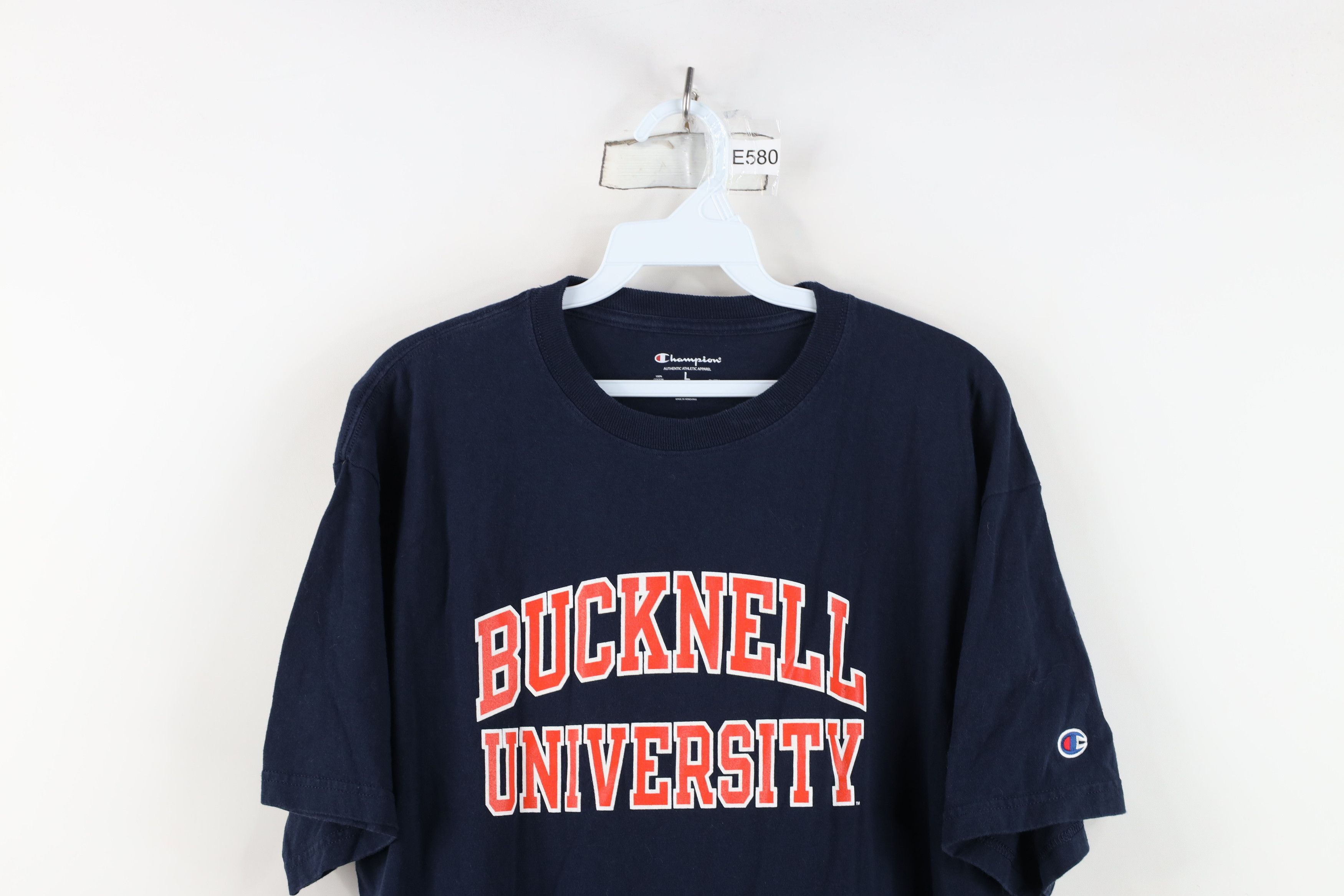 Champion Vintage Champion Spell Out Bucknell University T-Shirt Blue Size US L / EU 52-54 / 3 - 2 Thumbnail