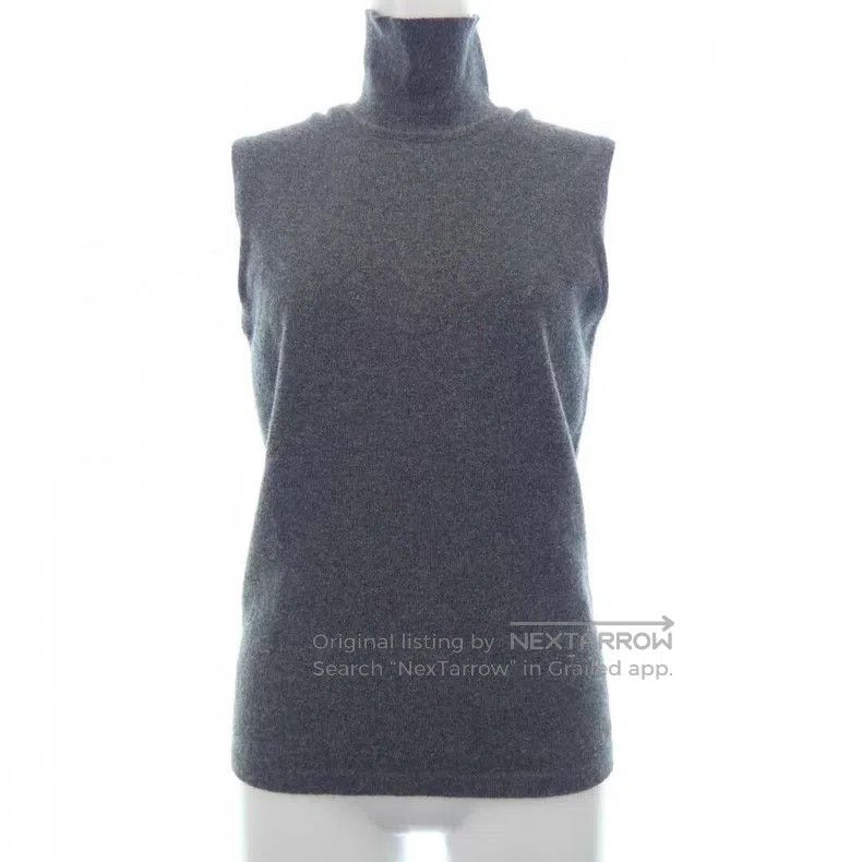Hermes Hermes Gray Cashmere Vest Size M / US 6-8 / IT 42-44 - 1 Thumbnail