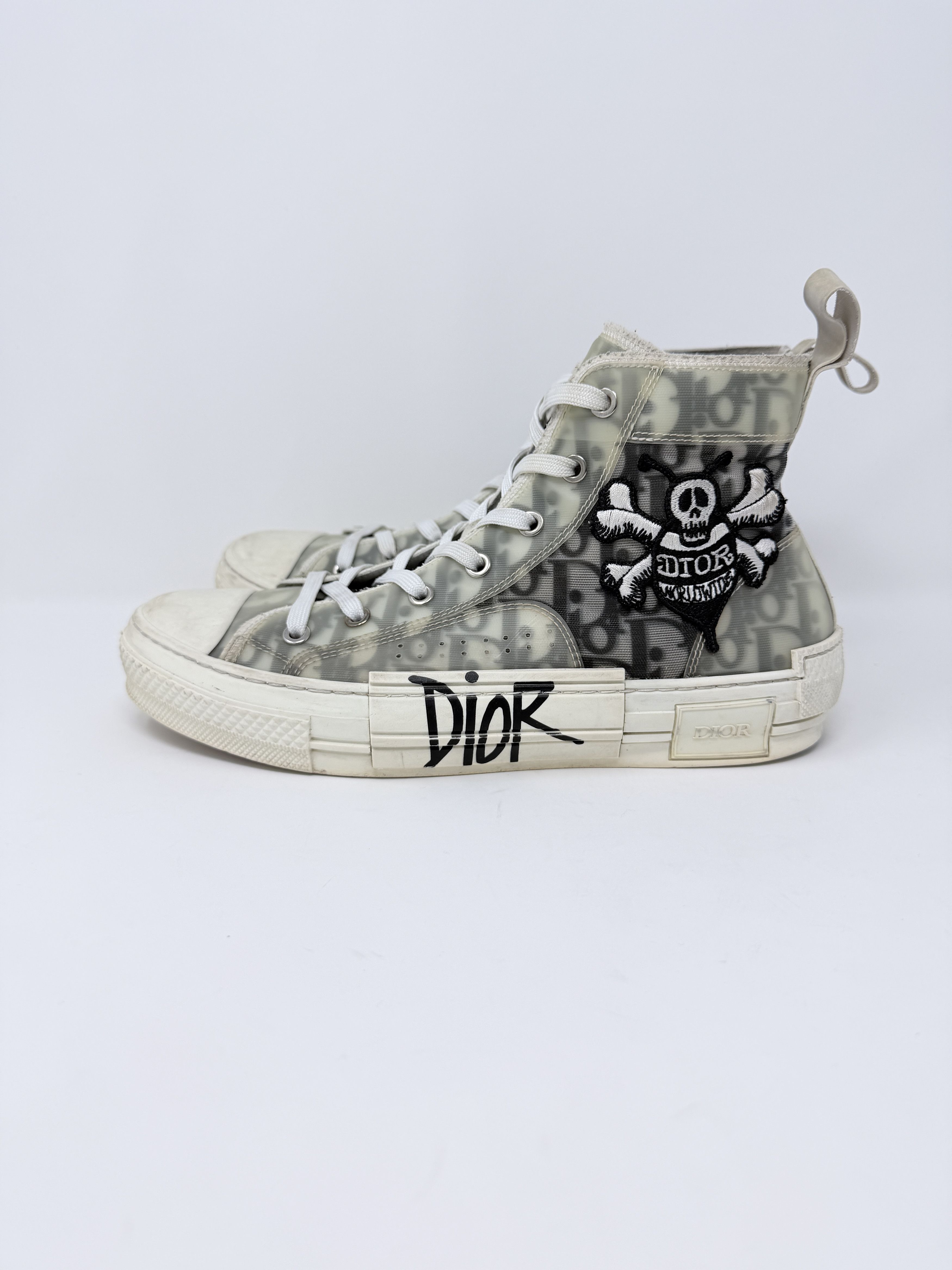 Dior × Stussy Dior Shawn Stussy B23 High Top Sneaker Bee Size US 7 / EU 40 - 4 Thumbnail