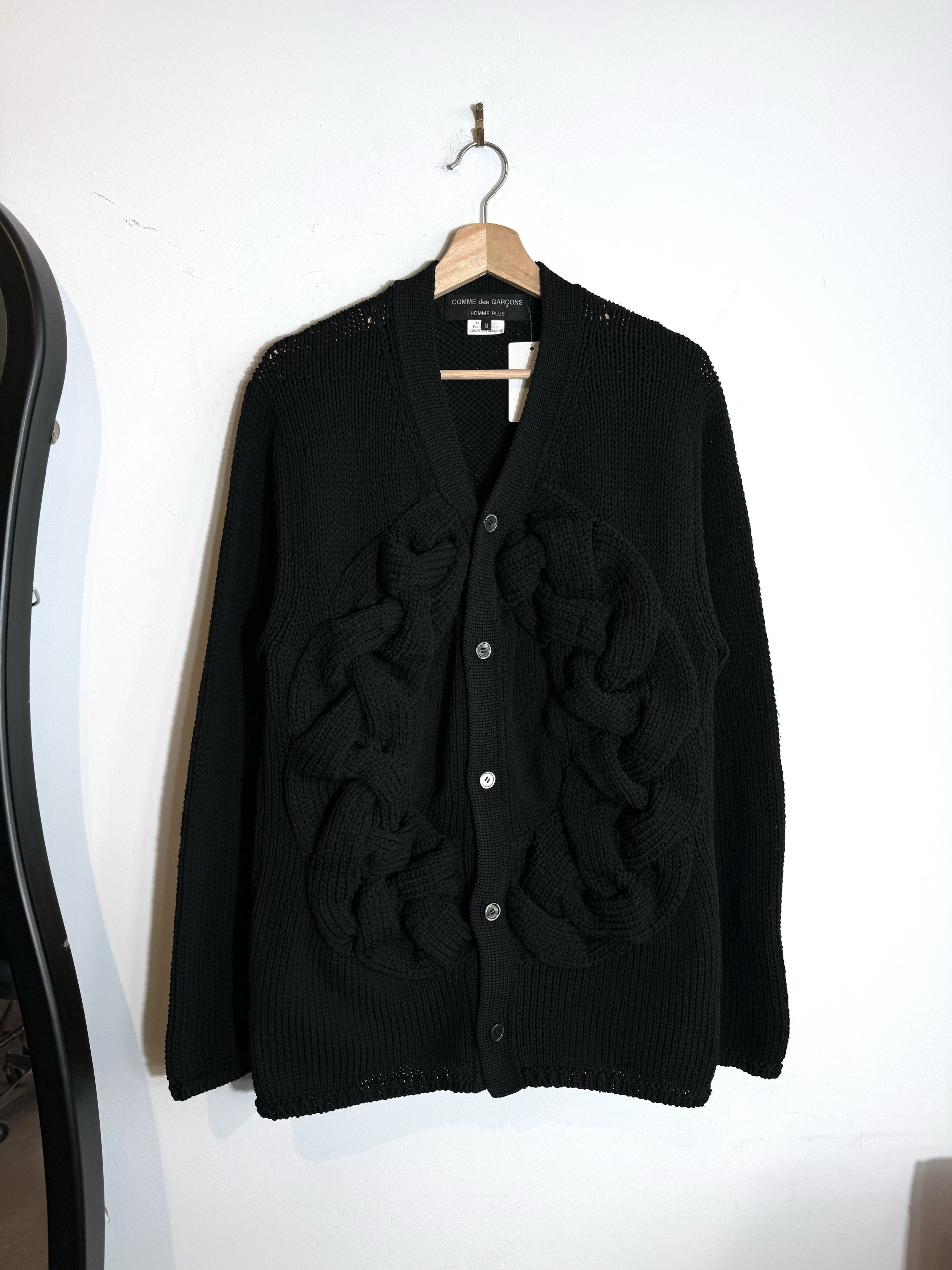 Black Buttons Cardigan