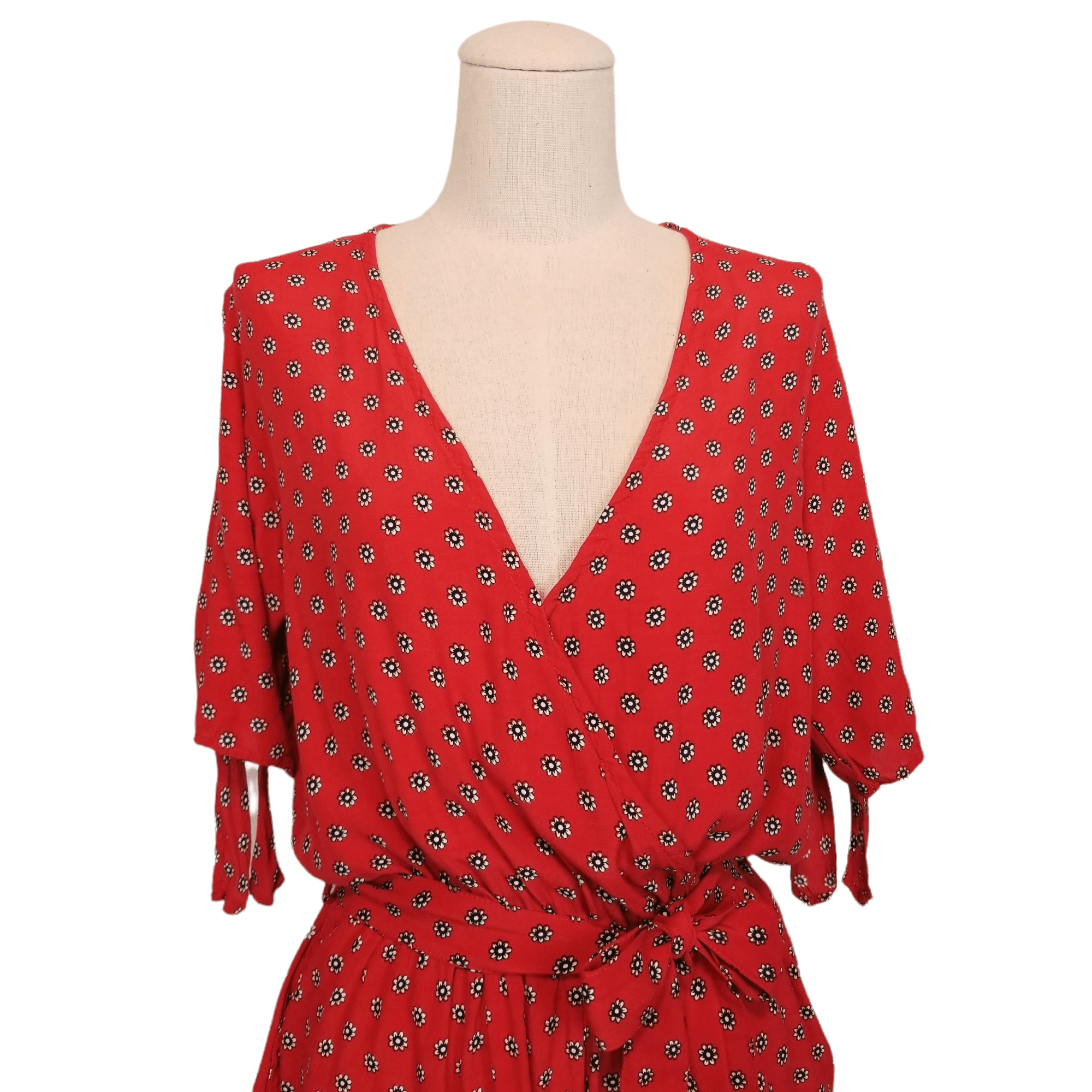 FAITHFULL Floral Playsuit Romper Size 27" / US 4 / IT 40 - 3 Thumbnail
