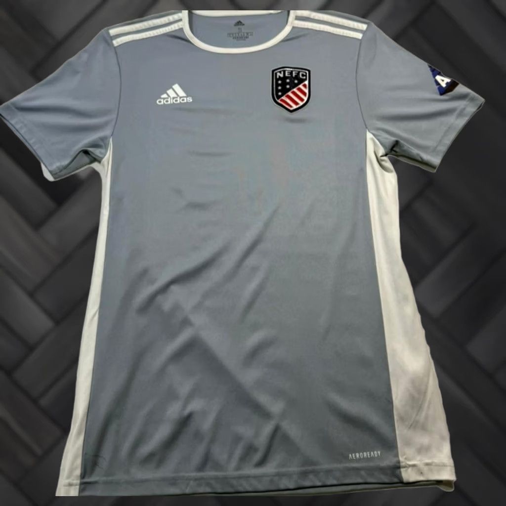 Adidas Adidas Men'S Grey Aeroready Nefc Soccer Jersey Lacroix Graphics Size S Shirt Mens Gray Soccer Jersey Size US S / EU 44-46 / 1 - 1 Thumbnail