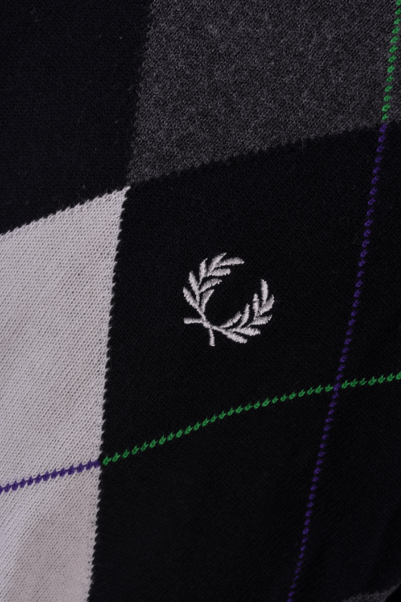 Fred Perry Fred Perry Argyle Knit Polo Shirt Size L Size US L / EU 52-54 / 3 - 4 Thumbnail