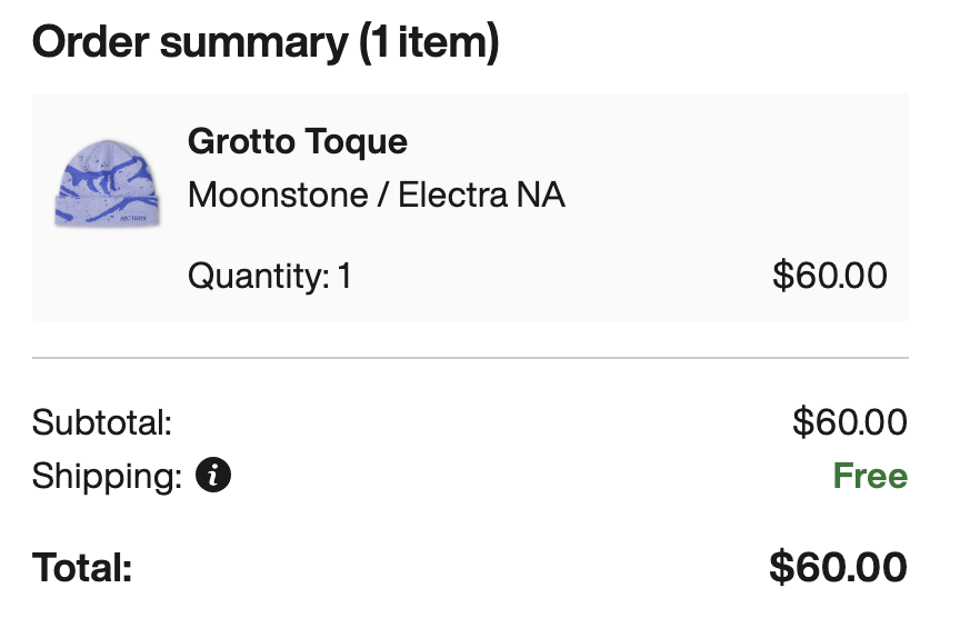 Arc'teryx Arc’teryx Grotto Toque Moonstone/Electra Size ONE SIZE - 3 Thumbnail