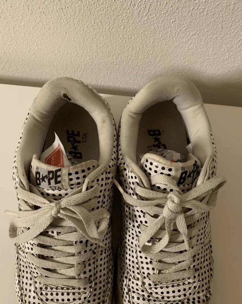 Bape × Kaws Bape x Kaws Vintage Bapesta AF1 Polka Dot Chompers FS-029 Size US 10.5 / EU 43-44 - 5 Thumbnail