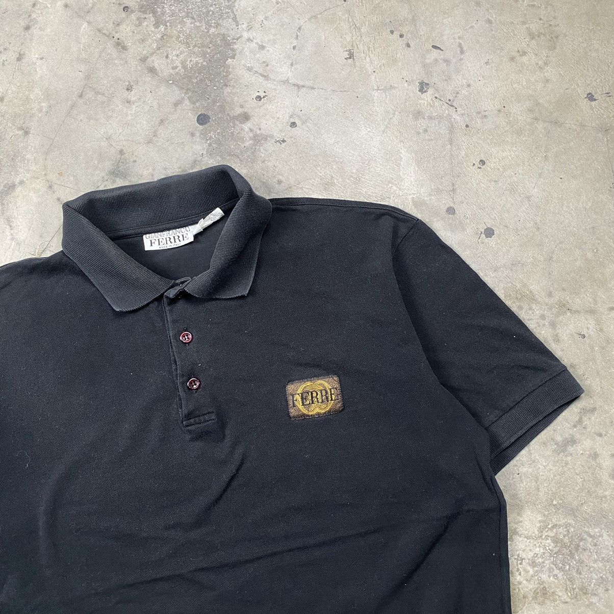 Designer × Gianfranco Ferre Vintage 90s Gianfranco Ferre Made In Italy Boxy Polos Size US M / EU 48-50 / 2 - 2 Thumbnail