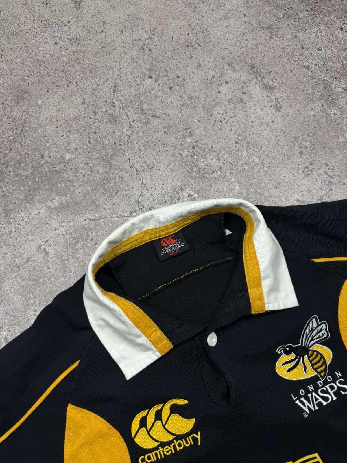 Canterbury of New Zealand Canterbury London Wasps 2007/08 Rugby Jersey Tee T-shirt Size US M / EU 48-50 / 2 - 5 Thumbnail