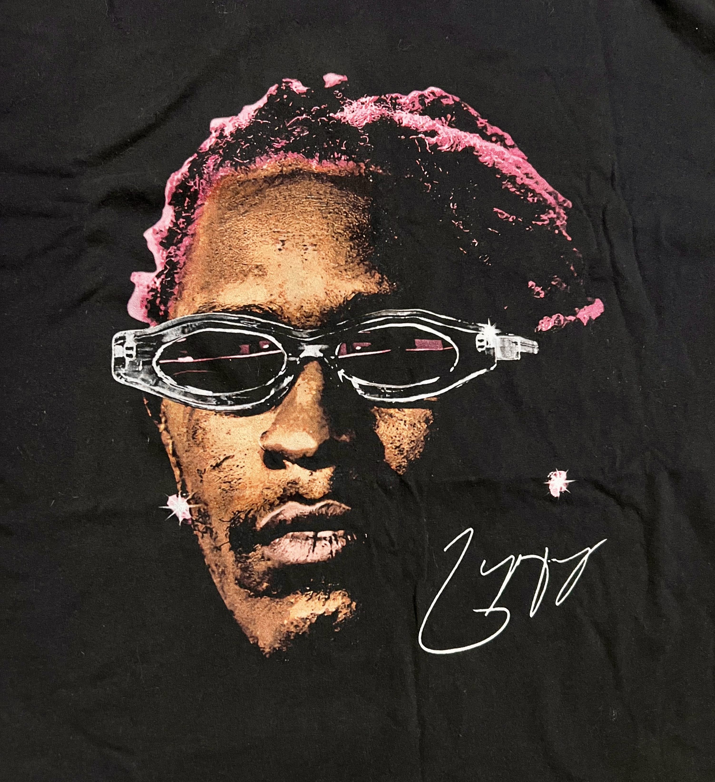 Gildan Young Thug Thugger Face Rap Black Graphic T-Shirt Size US XXL / EU 58 / 5 - 2 Thumbnail