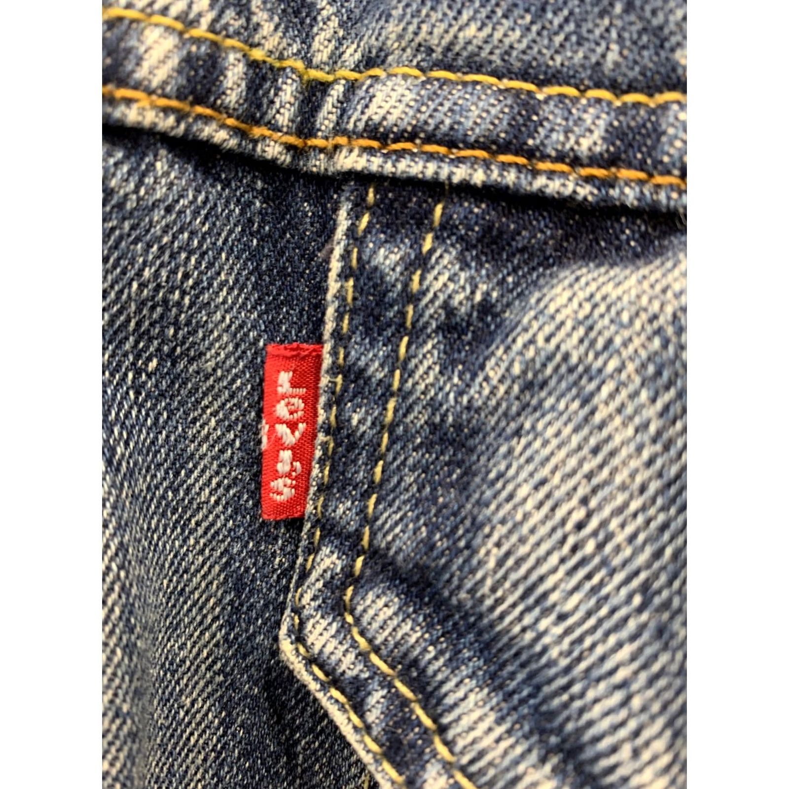 Levi's VINTAGE Levi’s 70500 Denim Trucker Jacket XXL Blue Classic Men Shirt Size US 39 - 5 Thumbnail