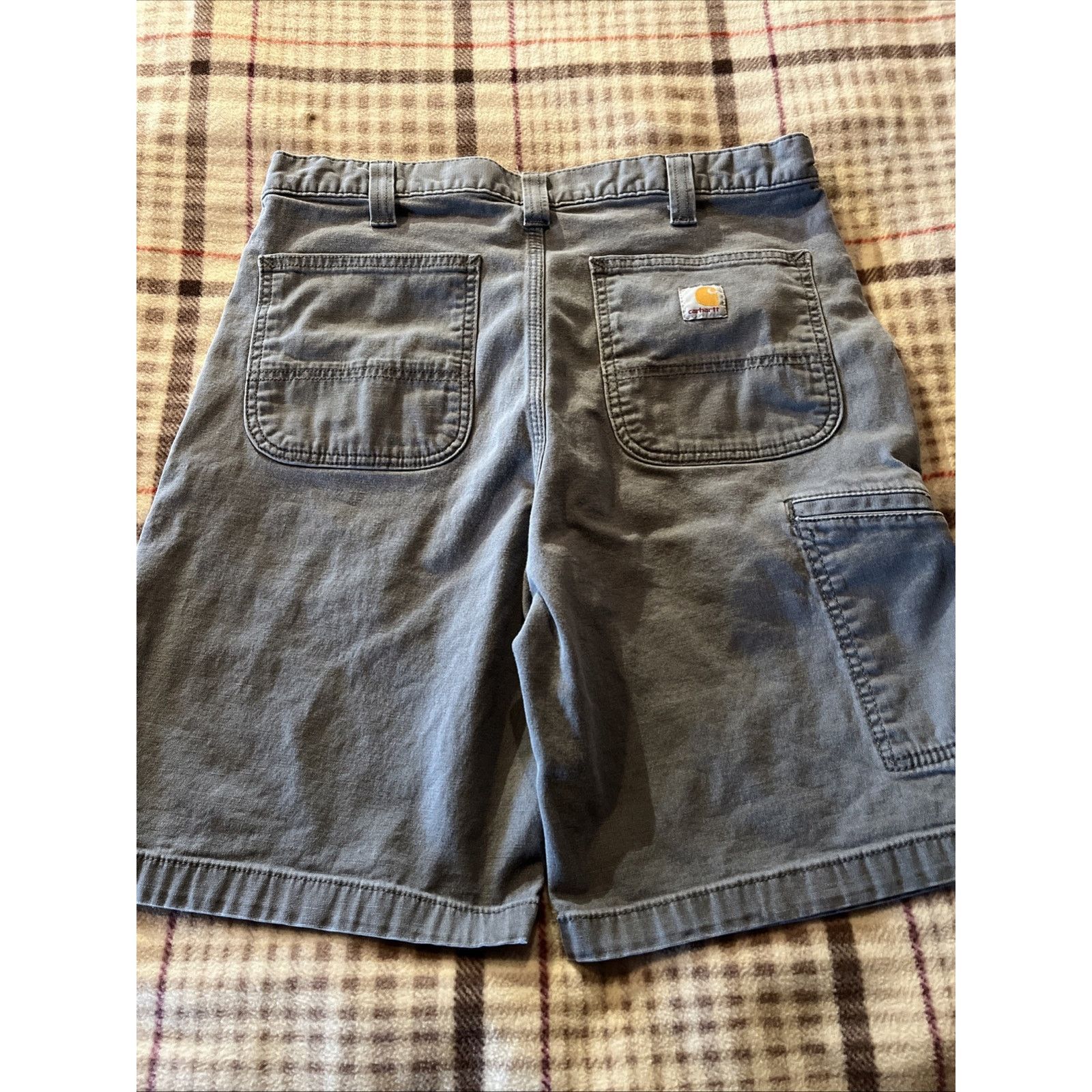 Carhartt Carhartt Canvas Shorts Men’s 34 Gray Relaxed Fit Workwear Size US 34 / EU 50 - 11 Thumbnail