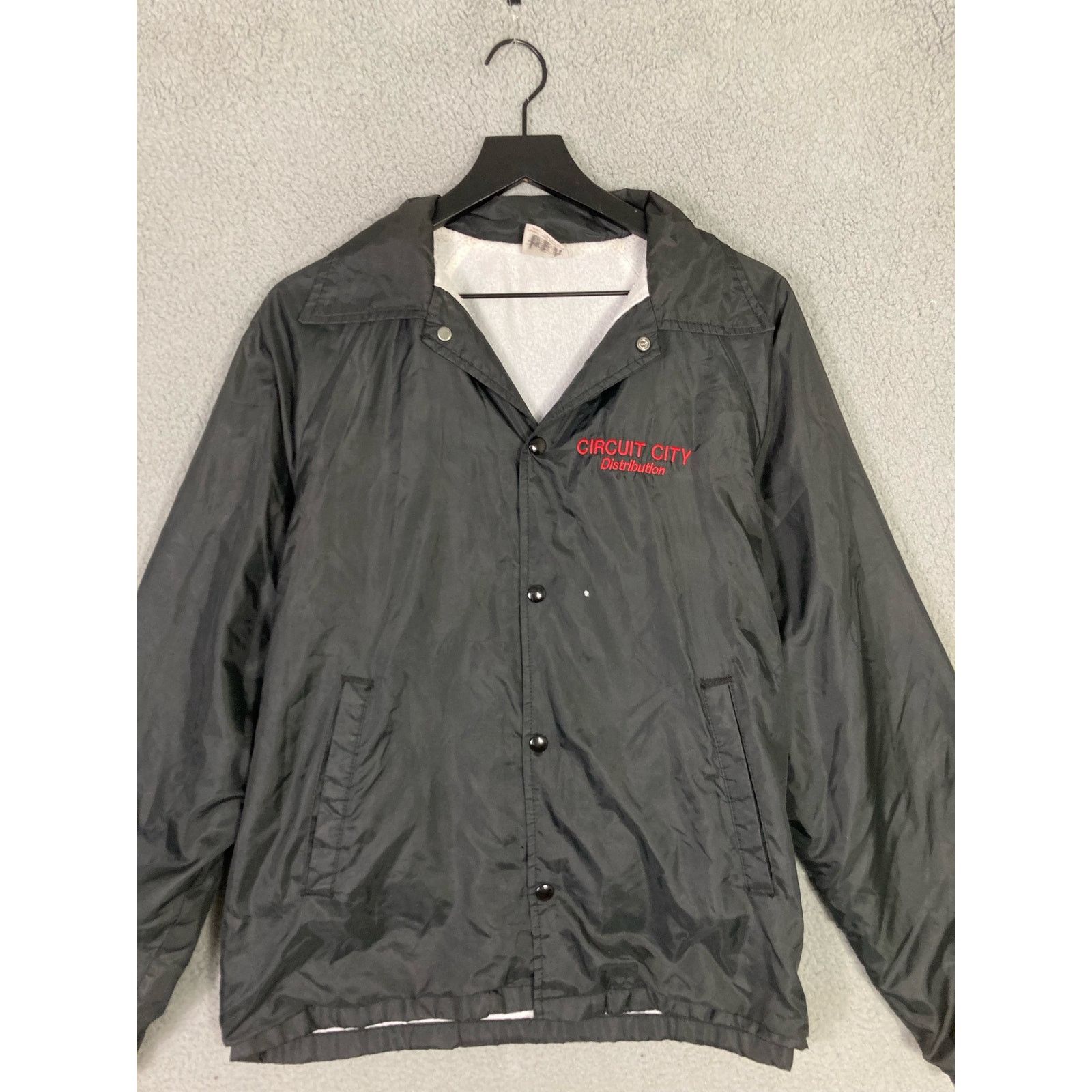 Vintage Vintage Circuit City Coach Jacket Red Nylon Unisex M Size US M / EU 48-50 / 2 - 2 Thumbnail