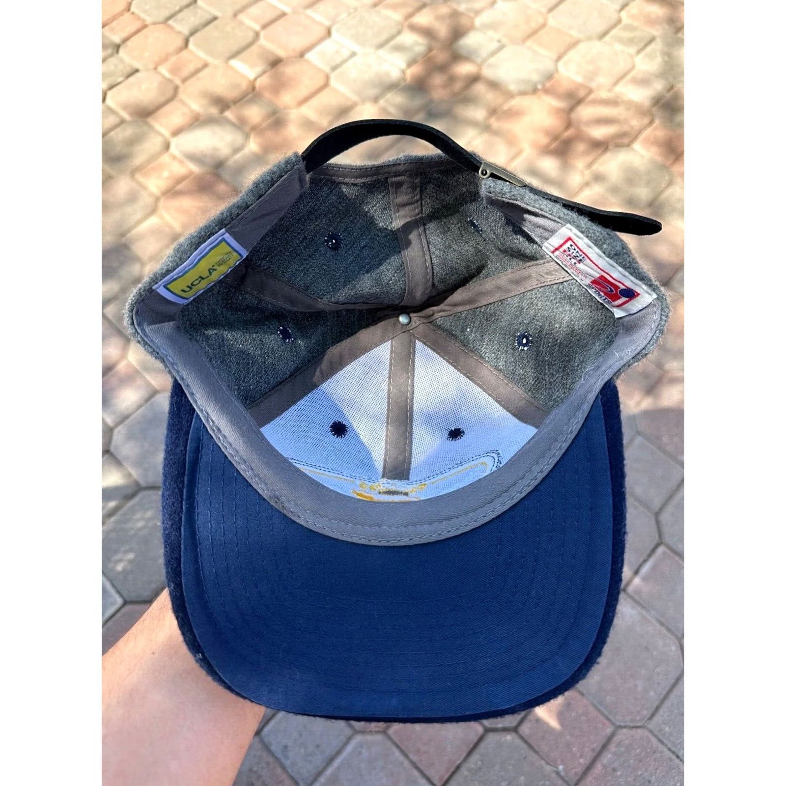Sports Specialties VINTAGE Sports Specialties UCLA Bruins Wool Strapback Hat RARE NCAA Blue One Size Men Snapback Adjustable Wool/Acrylic 90s USA College Mens Size ONE SIZE - 3 Thumbnail