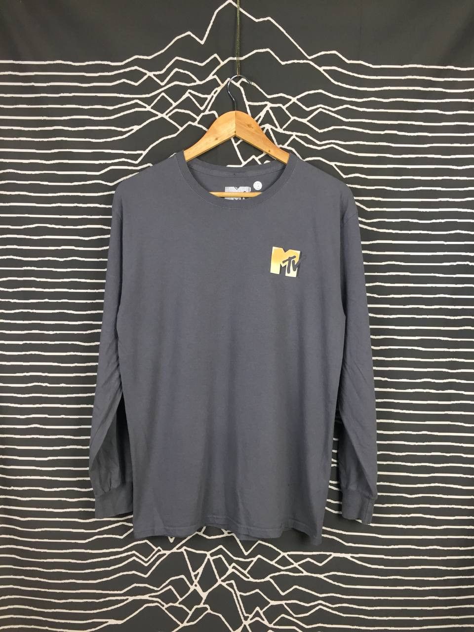 Mtv × Vintage MTV Music Television New York Big Logo Longsleeve Tee Size US M / EU 48-50 / 2 - 4 Thumbnail
