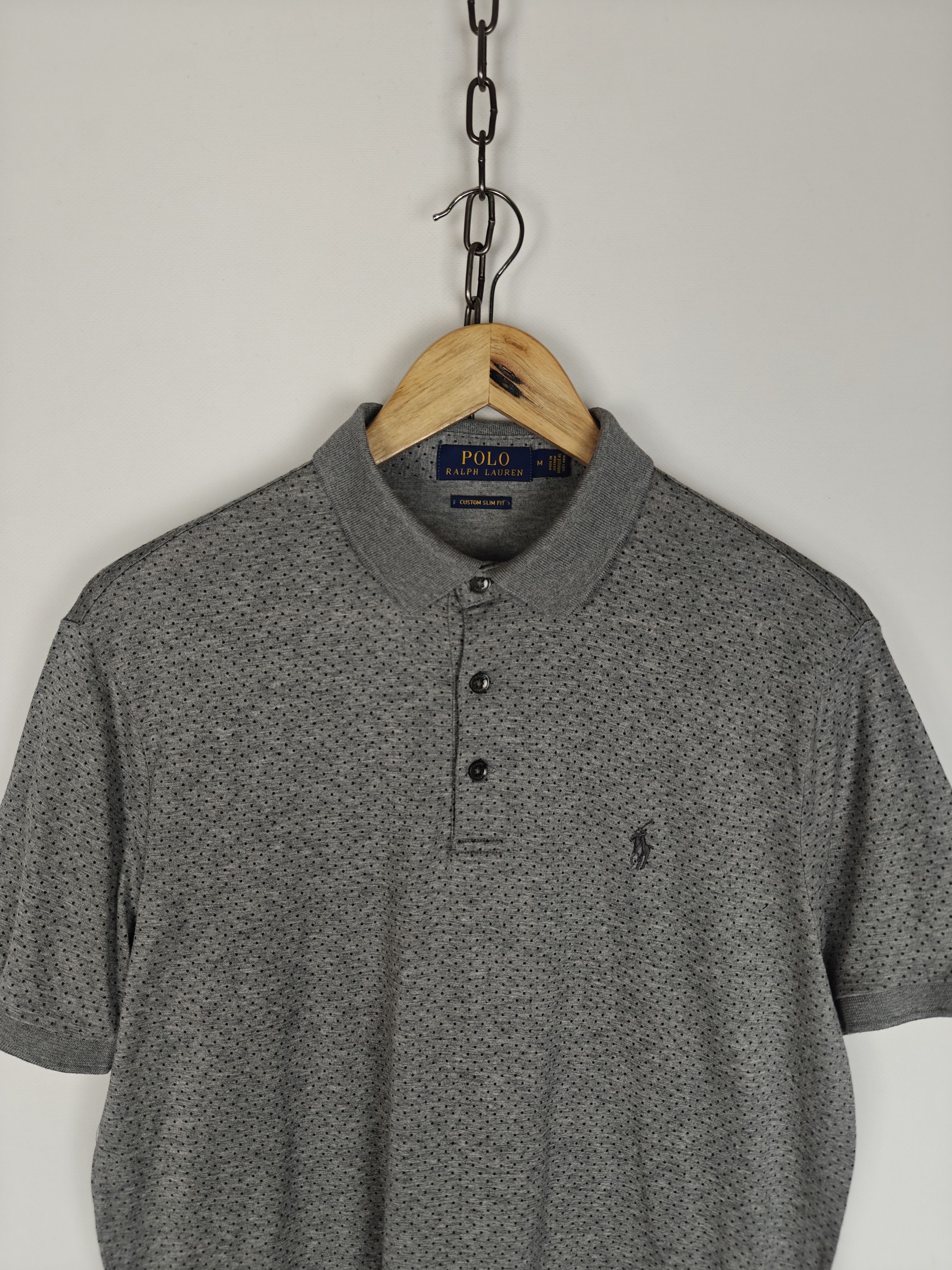 Polo Ralph Lauren Polo Ralph Lauren Polo T-Shirt Gray Custom Slim Fit size M Size US M / EU 48-50 / 2 - 2 Thumbnail