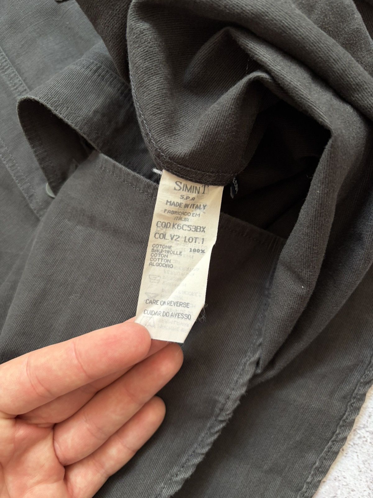 Giorgio Armani Vintage Armani Graphite Shirt Size US XL / EU 56 / 4 - 7 Thumbnail