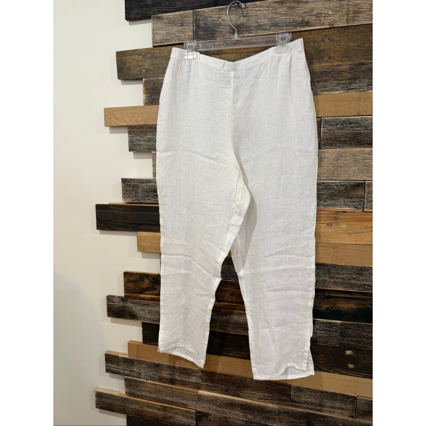FLAX Flax linen white relax fit pants size M Size 30" / US 8 / IT 44 - 1 Thumbnail