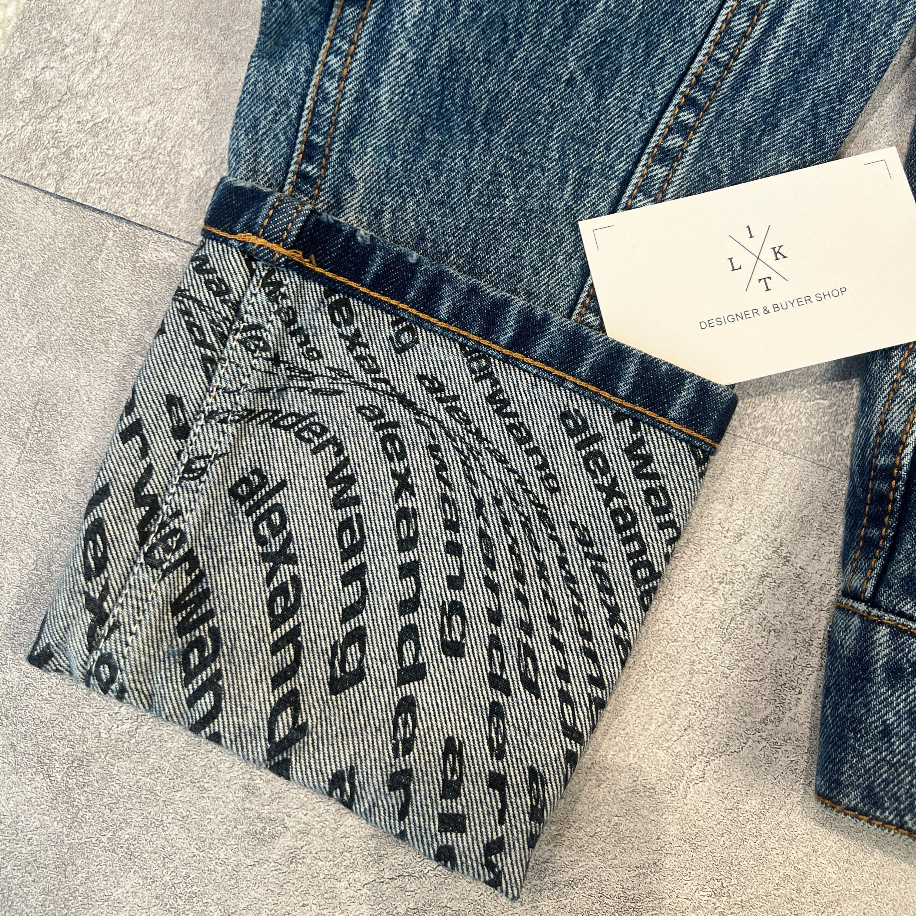 Alexander Wang Alexander Wang denim jacket （Cuff logo） Size US S / EU 44-46 / 1 - 9 Thumbnail