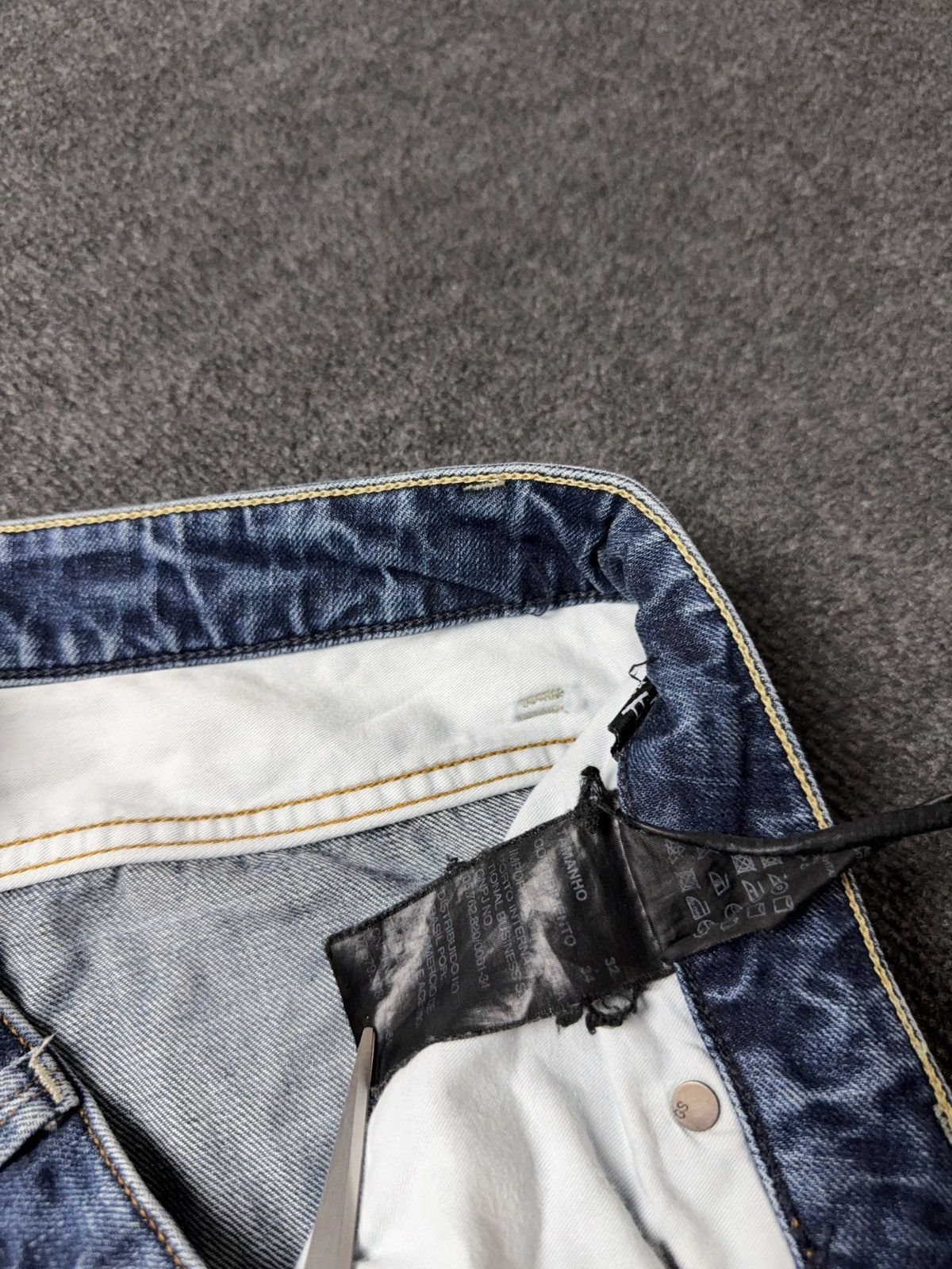 G-Star 00s Vintage G-Star RAW 520 Vintage Faded Denim Jeans Y2K Size US 32 / EU 48 - 7 Thumbnail