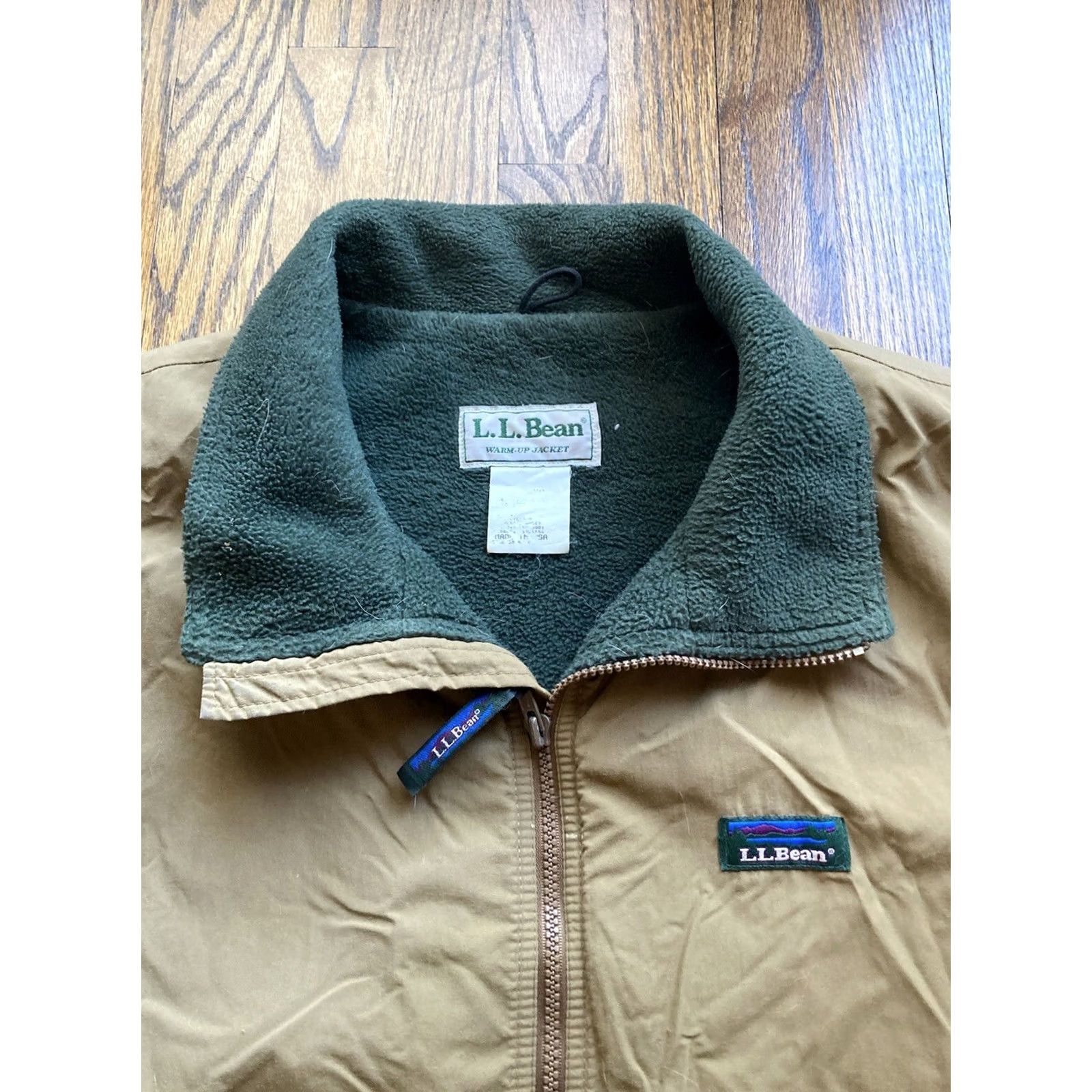 Vintage VINTAGE L.L. Bean Jacket Bomber Full Zip Mens 2XL Beige Size US XXL / EU 58 / 5 - 4 Thumbnail